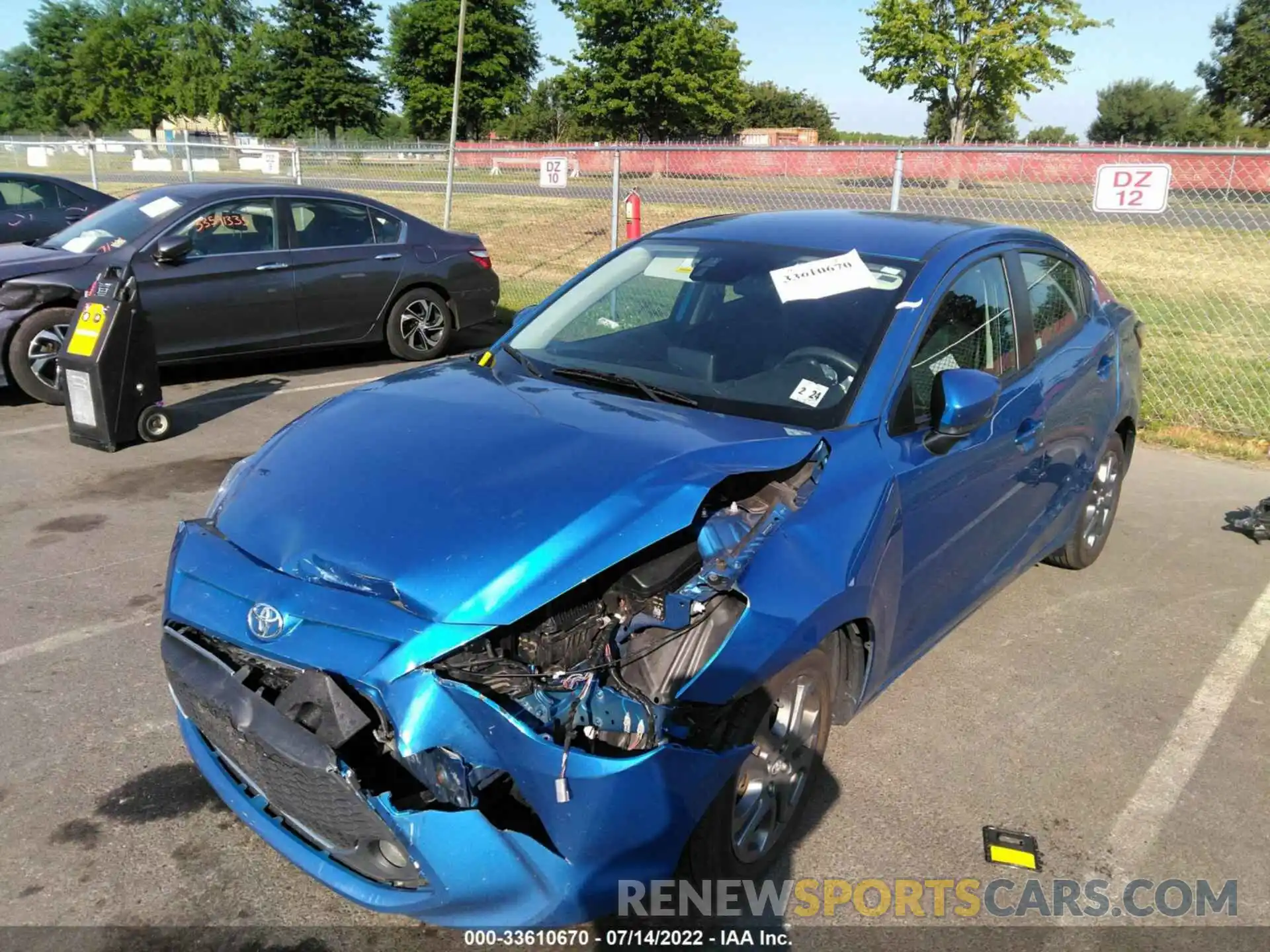 6 Photograph of a damaged car 3MYDLBYV5KY510312 TOYOTA YARIS SEDAN 2019