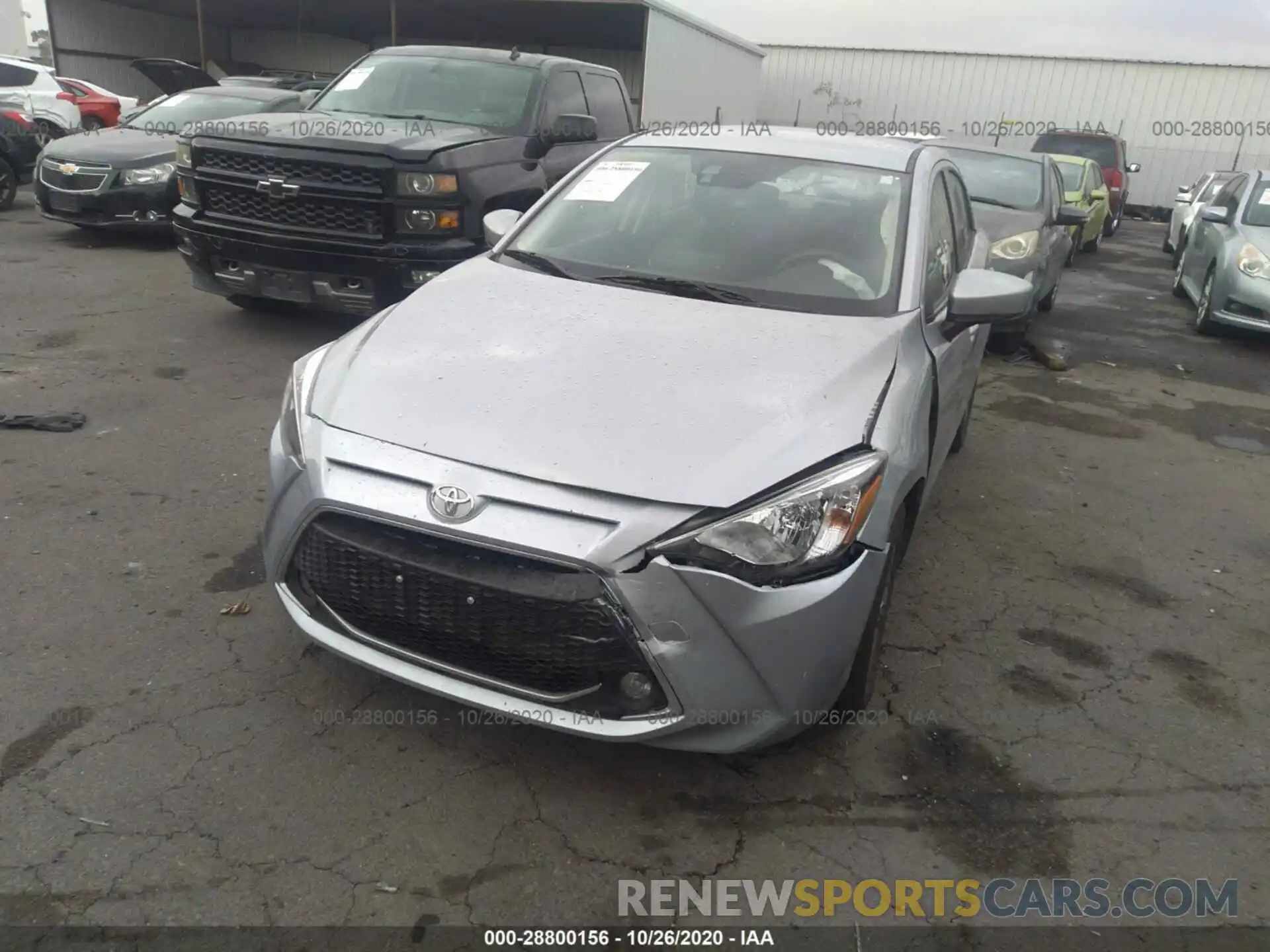 2 Photograph of a damaged car 3MYDLBYV5KY510570 TOYOTA YARIS SEDAN 2019