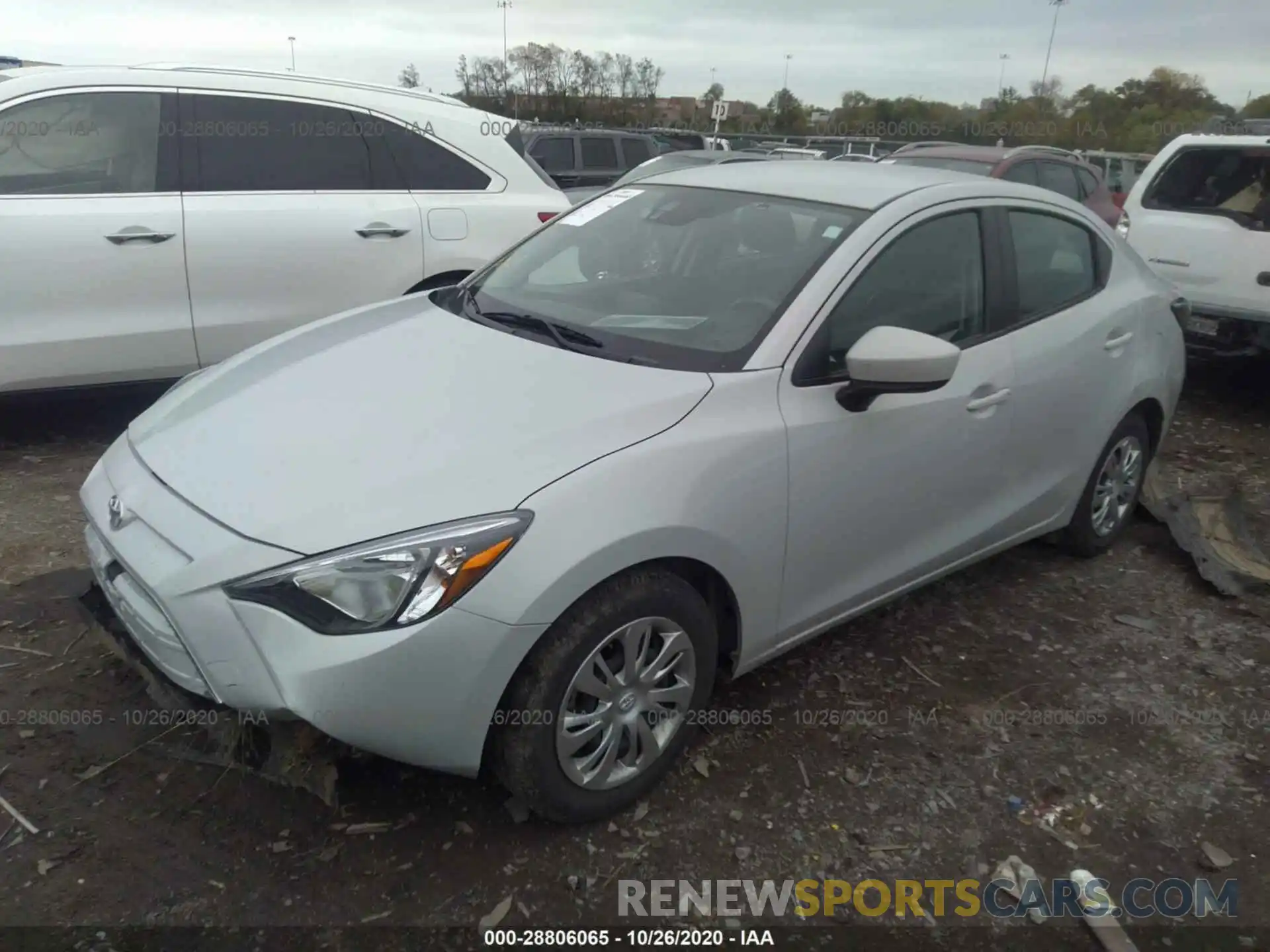 2 Photograph of a damaged car 3MYDLBYV5KY514392 TOYOTA YARIS SEDAN 2019