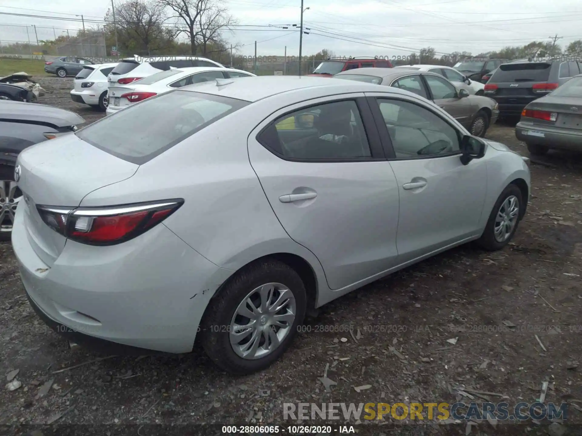 4 Photograph of a damaged car 3MYDLBYV5KY514392 TOYOTA YARIS SEDAN 2019