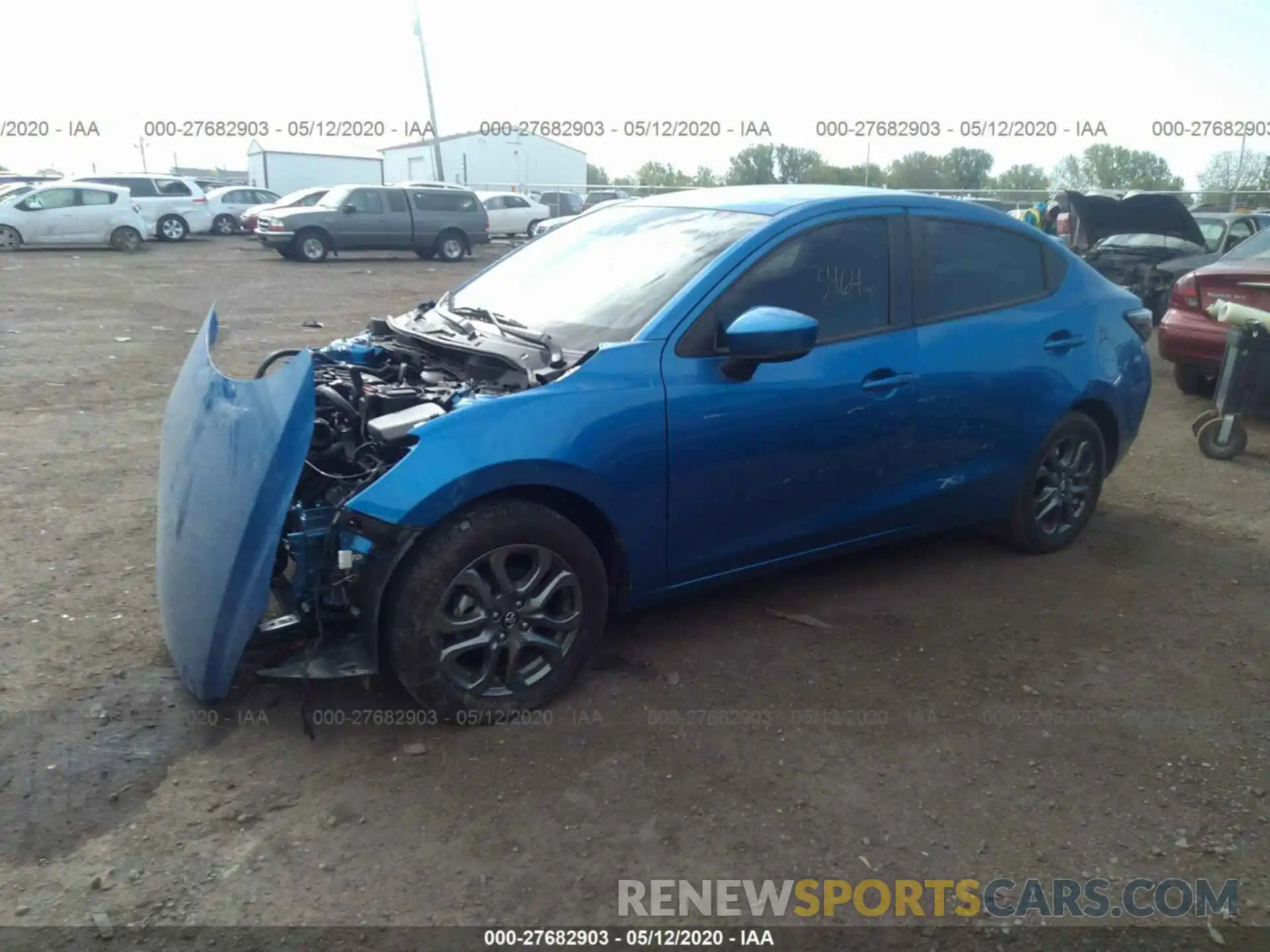 2 Photograph of a damaged car 3MYDLBYV5KY514537 TOYOTA YARIS SEDAN 2019