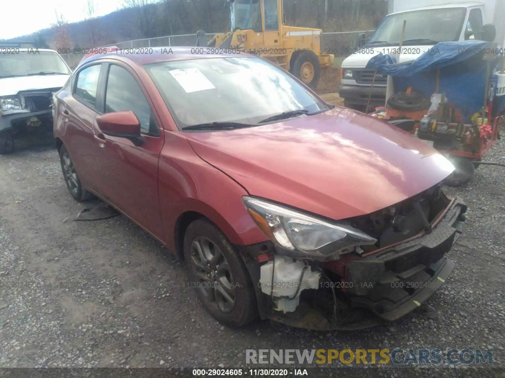 1 Photograph of a damaged car 3MYDLBYV5KY515722 TOYOTA YARIS SEDAN 2019