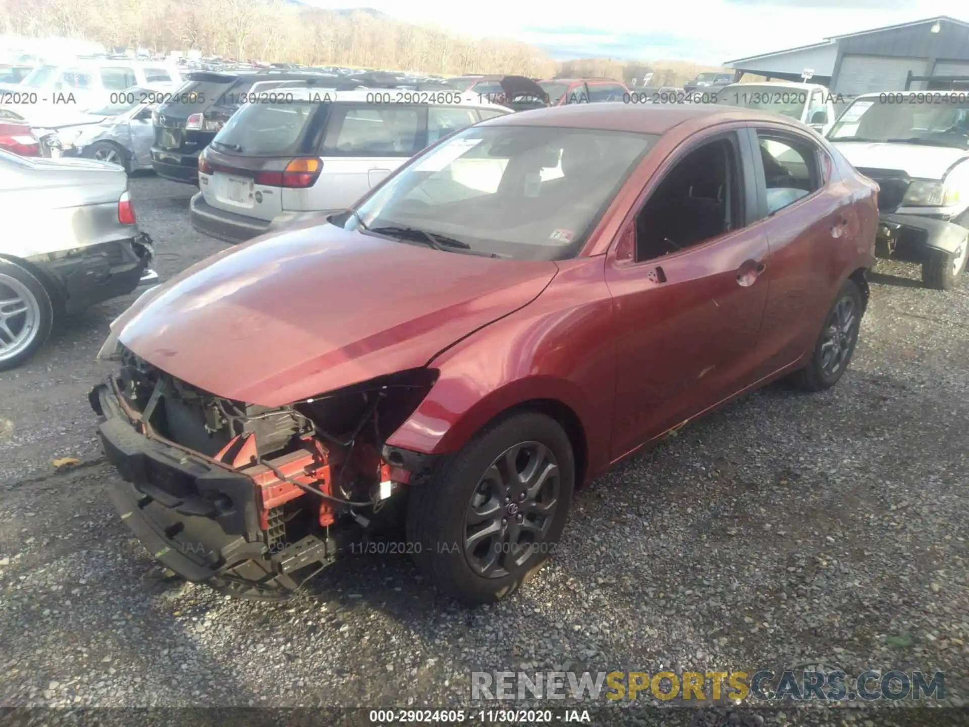 2 Photograph of a damaged car 3MYDLBYV5KY515722 TOYOTA YARIS SEDAN 2019