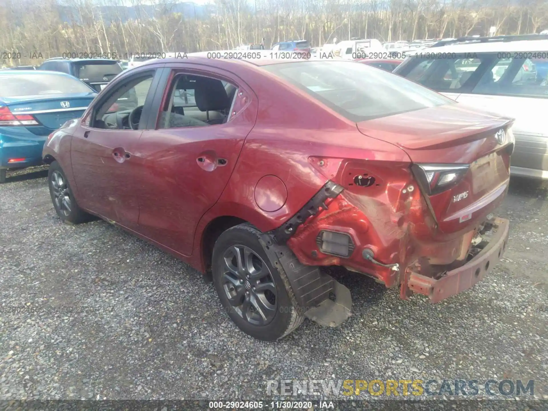 3 Photograph of a damaged car 3MYDLBYV5KY515722 TOYOTA YARIS SEDAN 2019