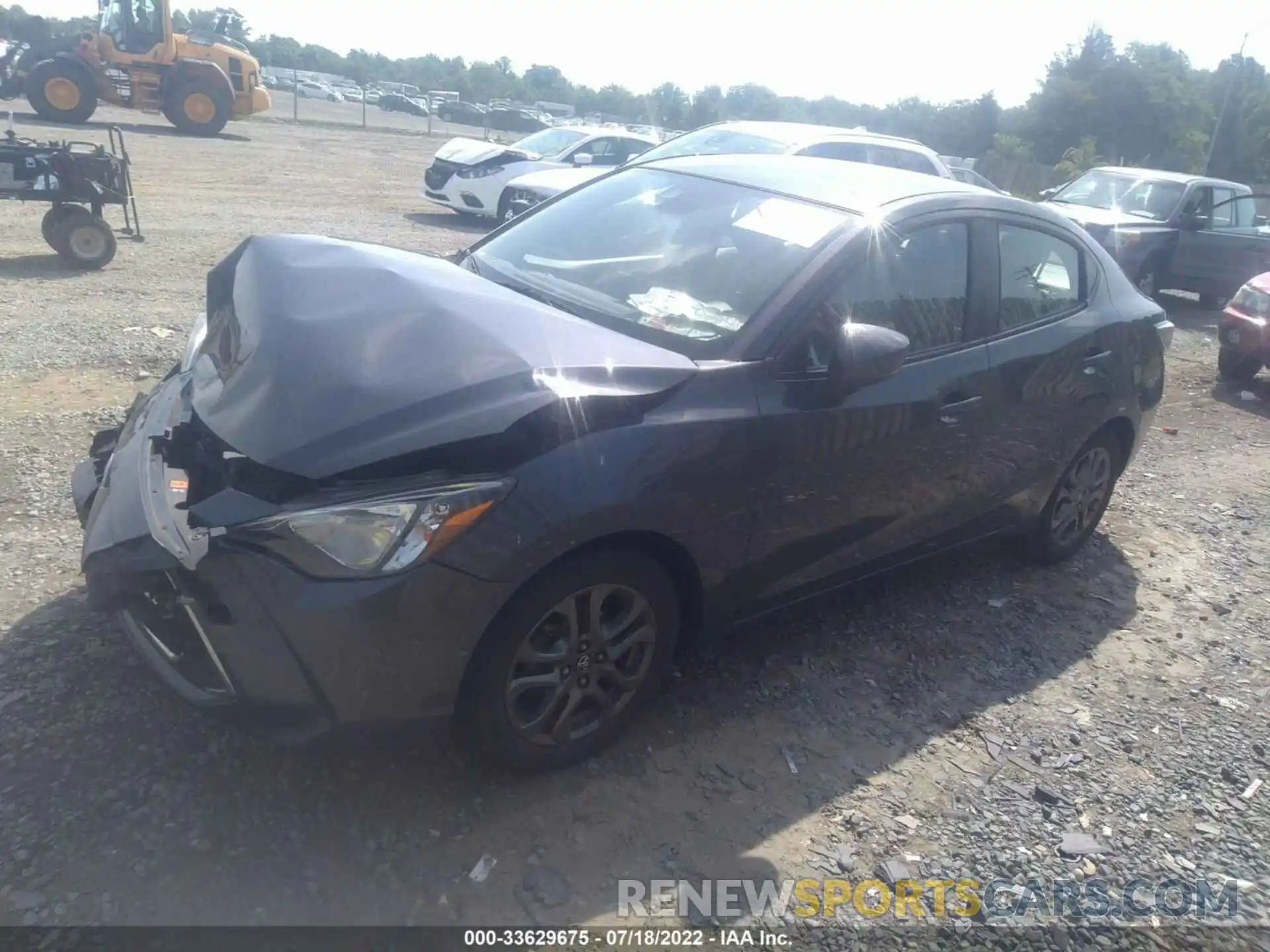 2 Photograph of a damaged car 3MYDLBYV5KY519222 TOYOTA YARIS SEDAN 2019