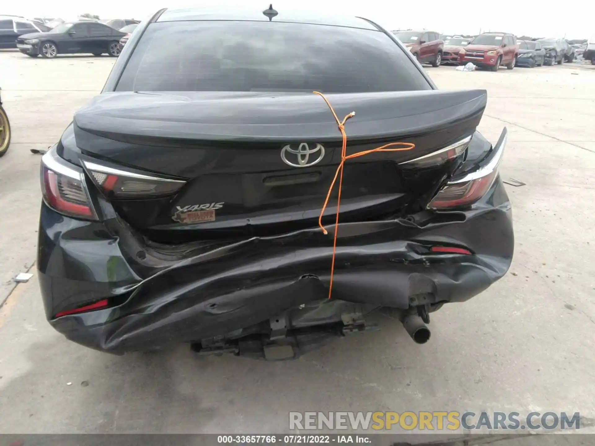 6 Photograph of a damaged car 3MYDLBYV5KY519771 TOYOTA YARIS SEDAN 2019