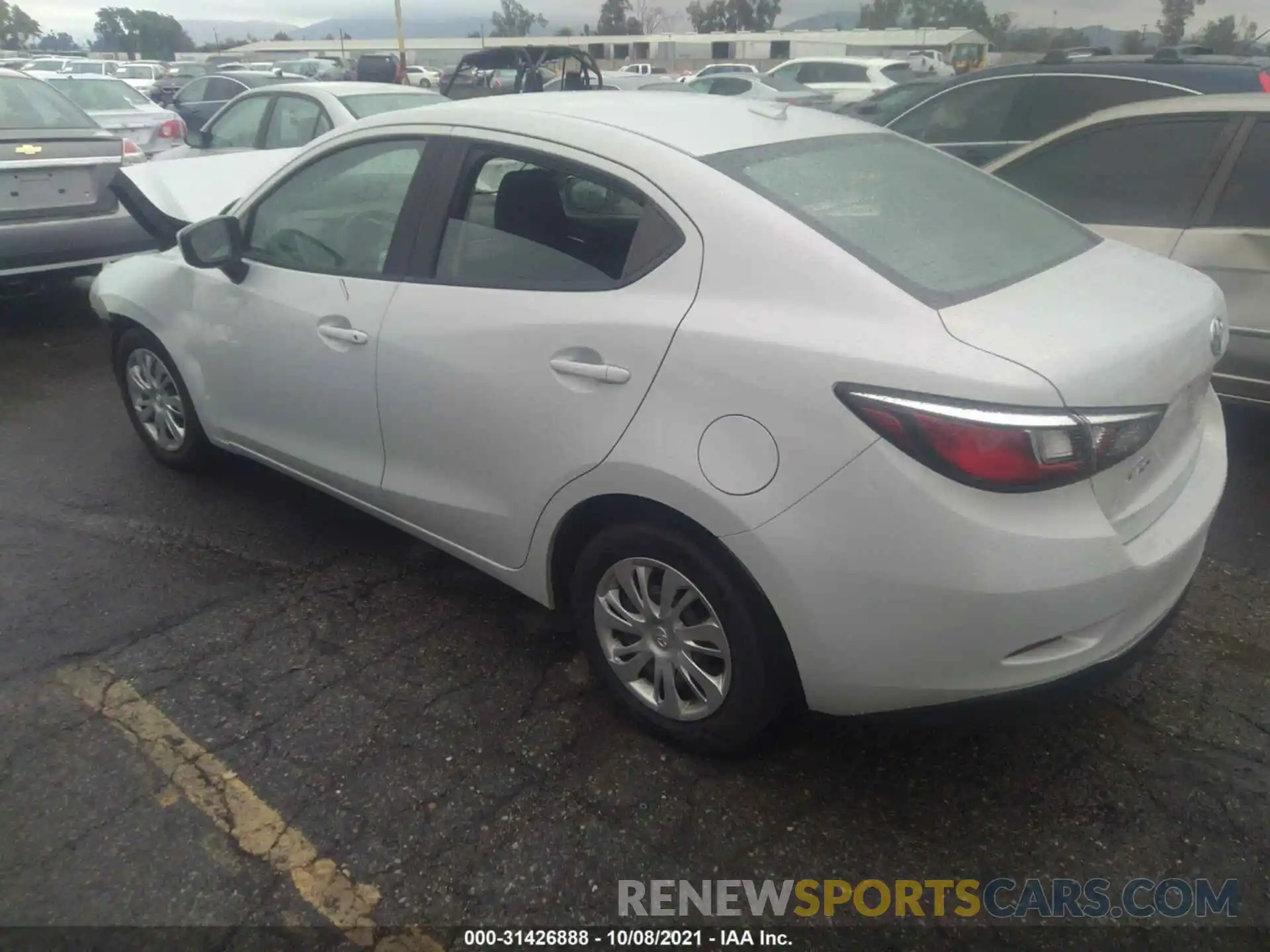 3 Photograph of a damaged car 3MYDLBYV5KY520015 TOYOTA YARIS SEDAN 2019