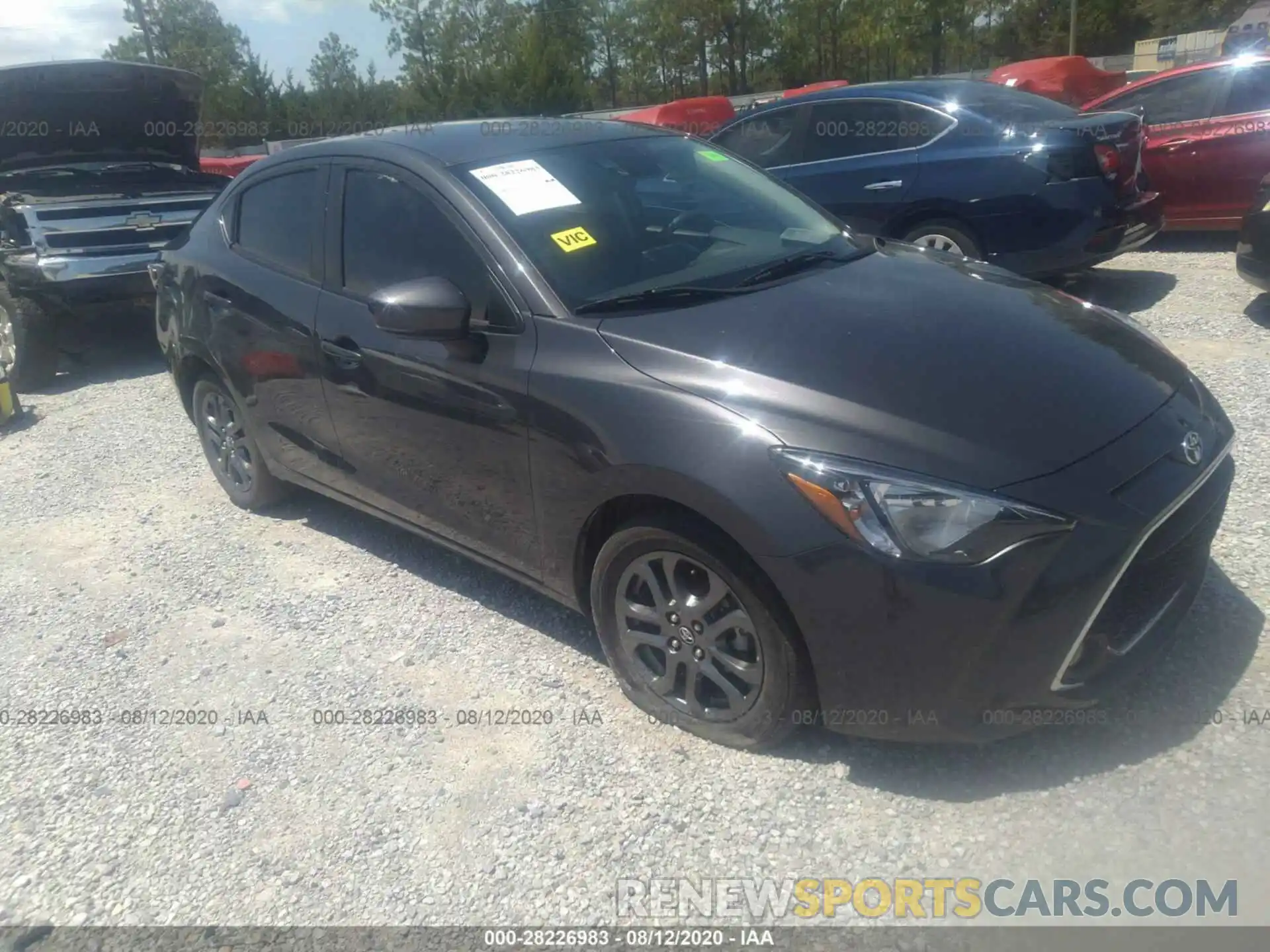 1 Photograph of a damaged car 3MYDLBYV5KY520726 TOYOTA YARIS SEDAN 2019