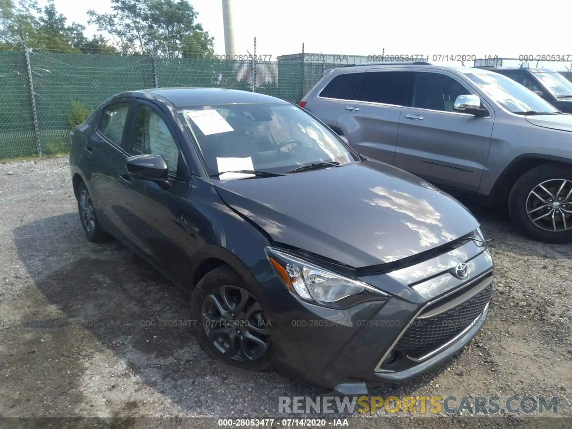 1 Photograph of a damaged car 3MYDLBYV5KY521200 TOYOTA YARIS SEDAN 2019