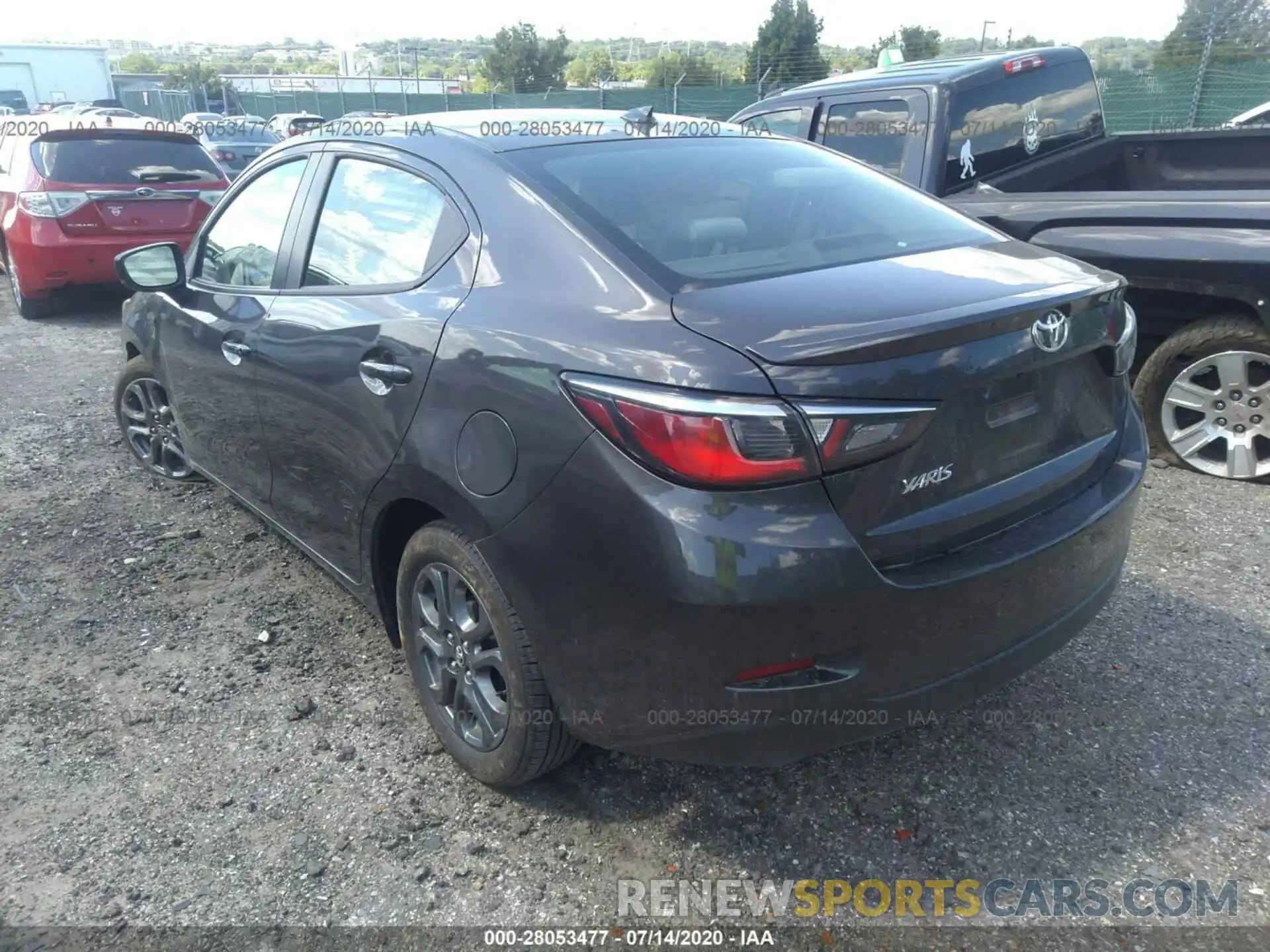 3 Photograph of a damaged car 3MYDLBYV5KY521200 TOYOTA YARIS SEDAN 2019