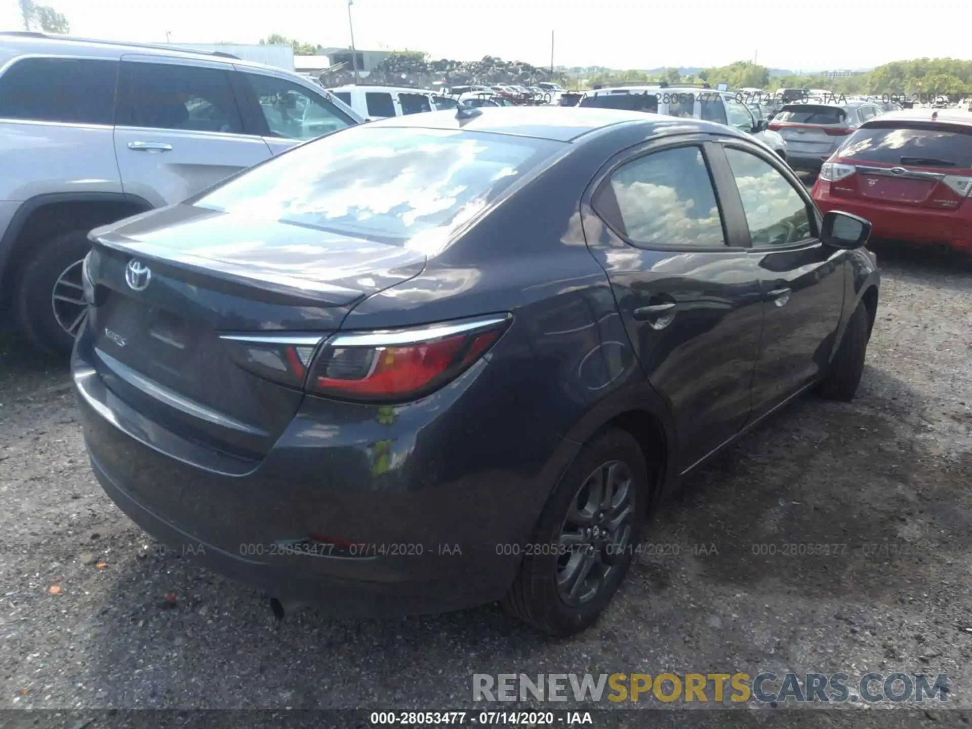 4 Photograph of a damaged car 3MYDLBYV5KY521200 TOYOTA YARIS SEDAN 2019