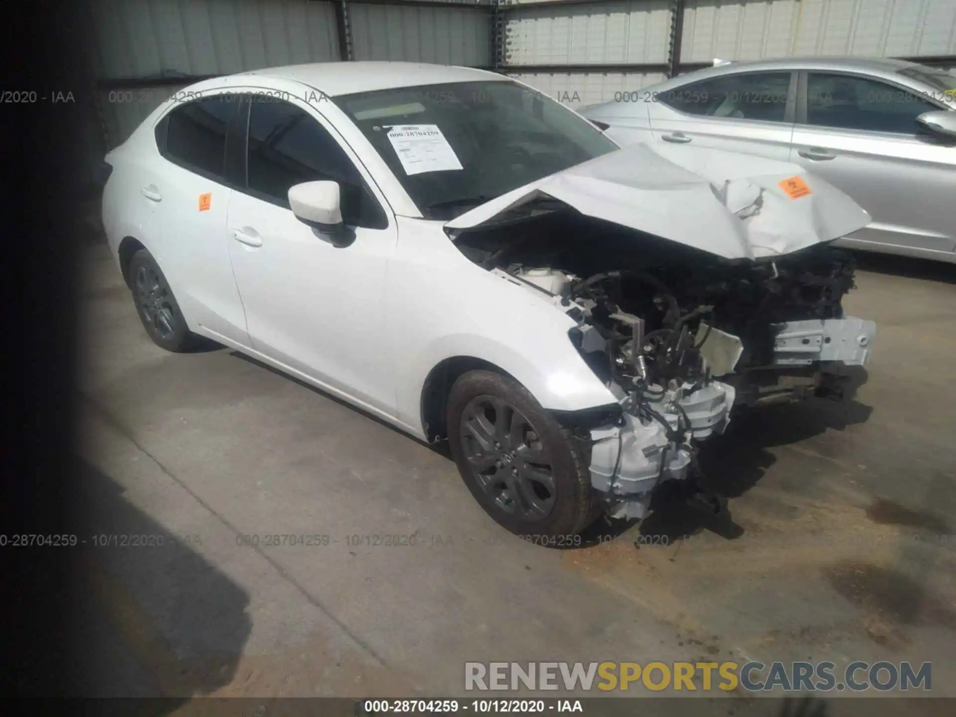 1 Photograph of a damaged car 3MYDLBYV5KY523979 TOYOTA YARIS SEDAN 2019