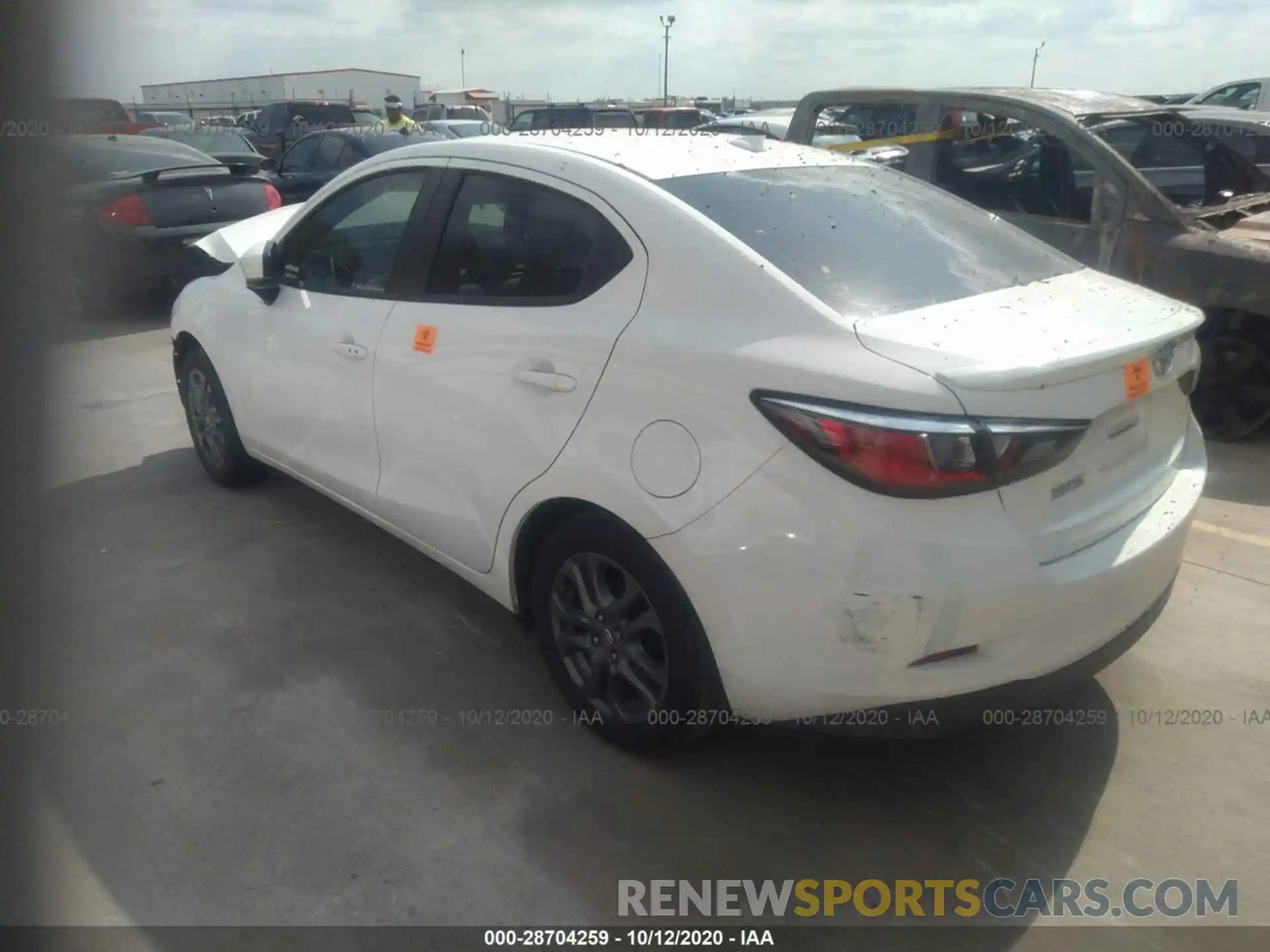 3 Photograph of a damaged car 3MYDLBYV5KY523979 TOYOTA YARIS SEDAN 2019