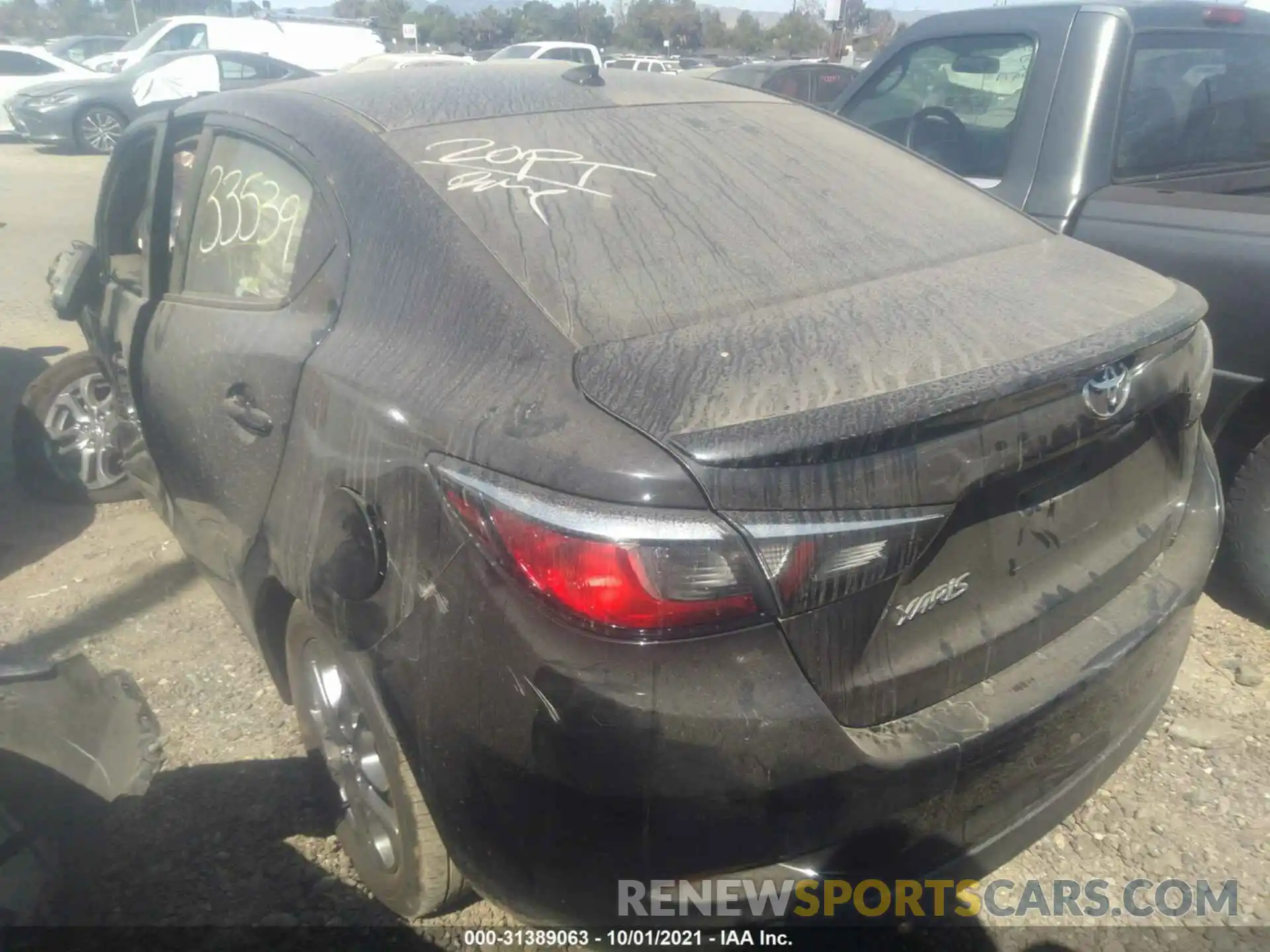 3 Photograph of a damaged car 3MYDLBYV5KY524338 TOYOTA YARIS SEDAN 2019