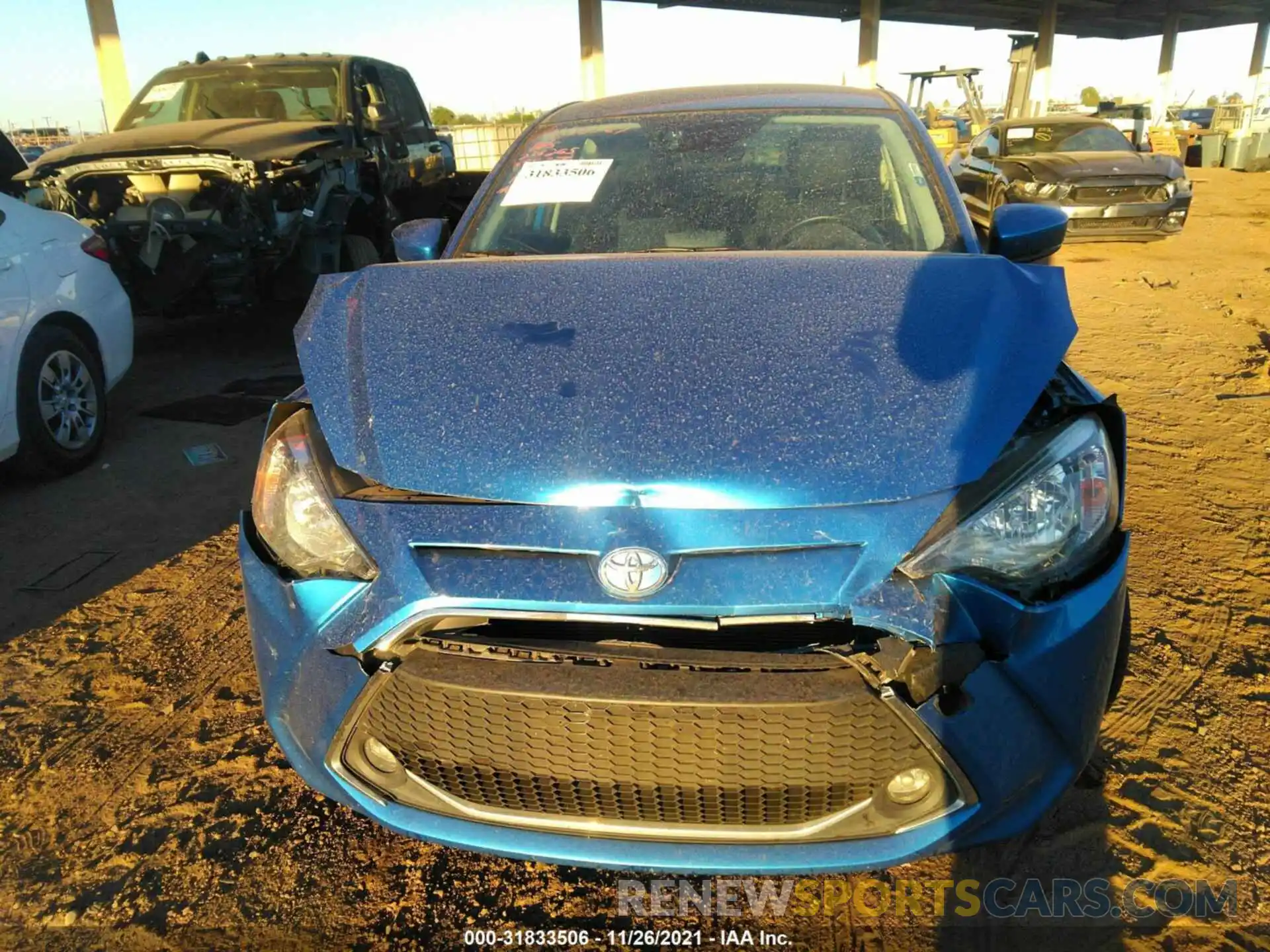 6 Photograph of a damaged car 3MYDLBYV5KY525392 TOYOTA YARIS SEDAN 2019