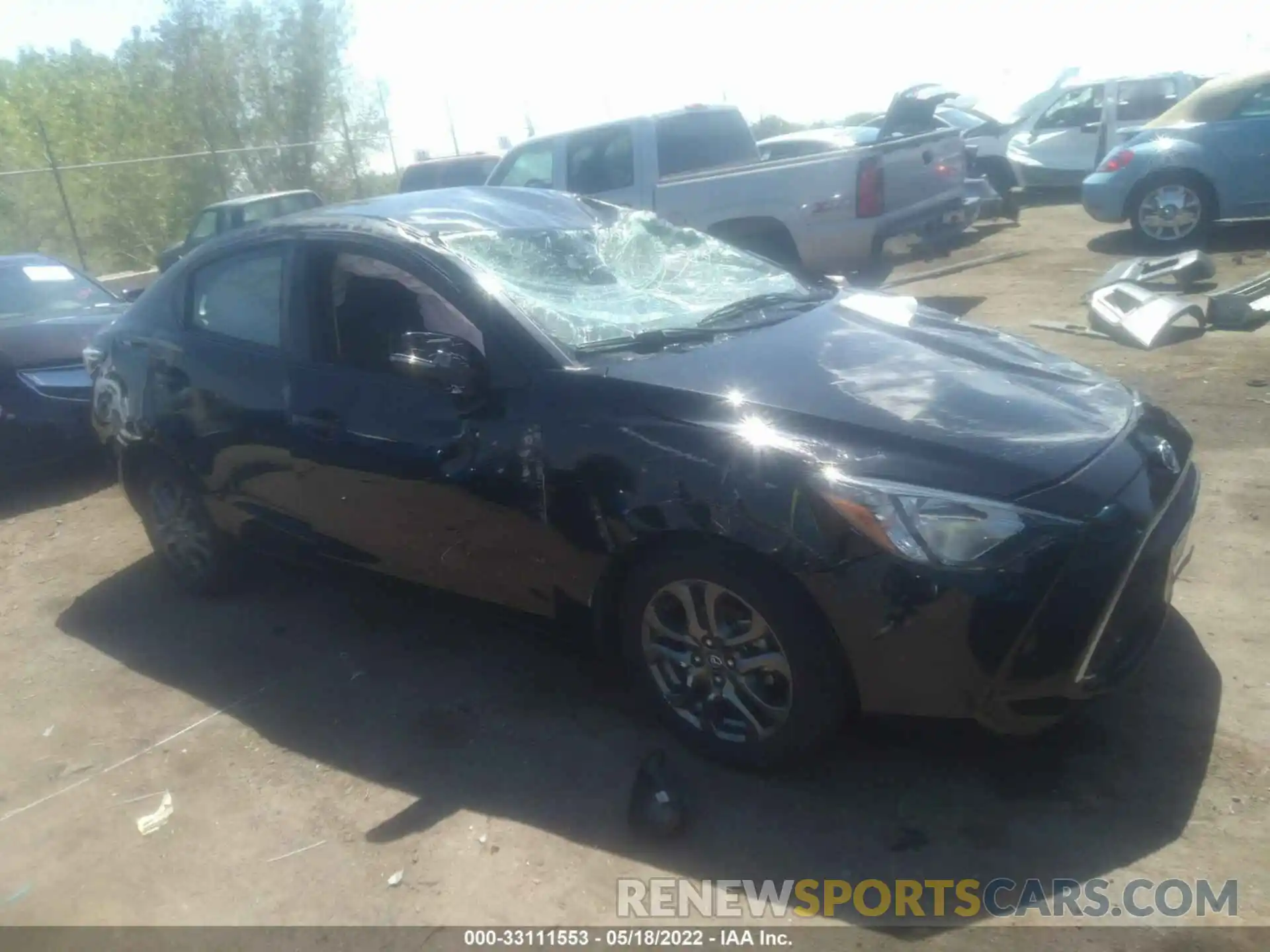 1 Photograph of a damaged car 3MYDLBYV5KY526235 TOYOTA YARIS SEDAN 2019