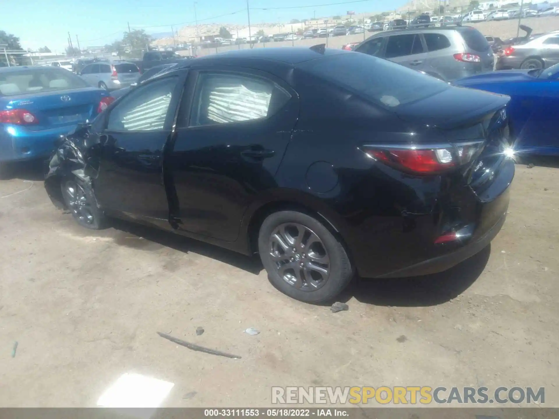 3 Photograph of a damaged car 3MYDLBYV5KY526235 TOYOTA YARIS SEDAN 2019