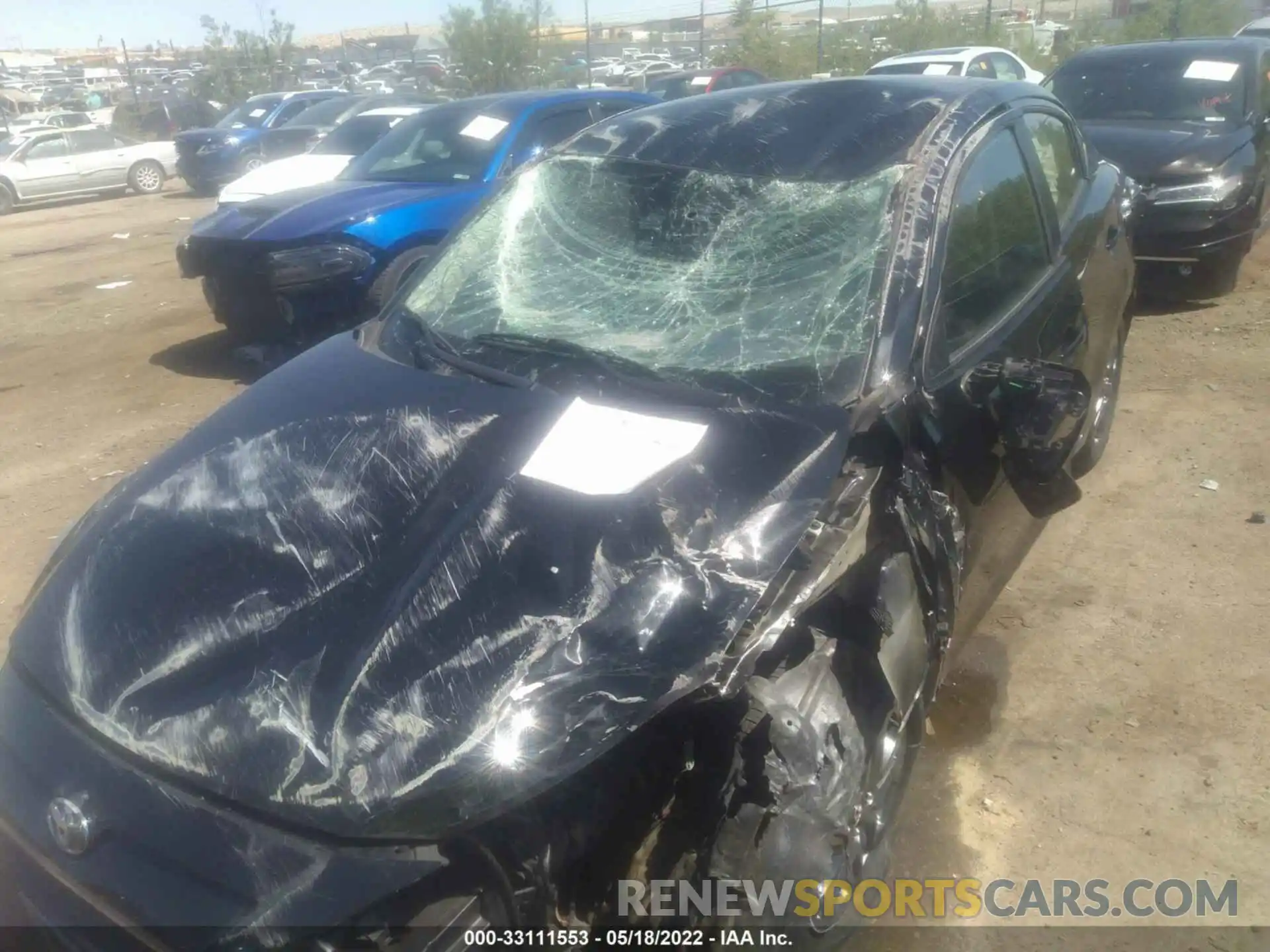 6 Photograph of a damaged car 3MYDLBYV5KY526235 TOYOTA YARIS SEDAN 2019