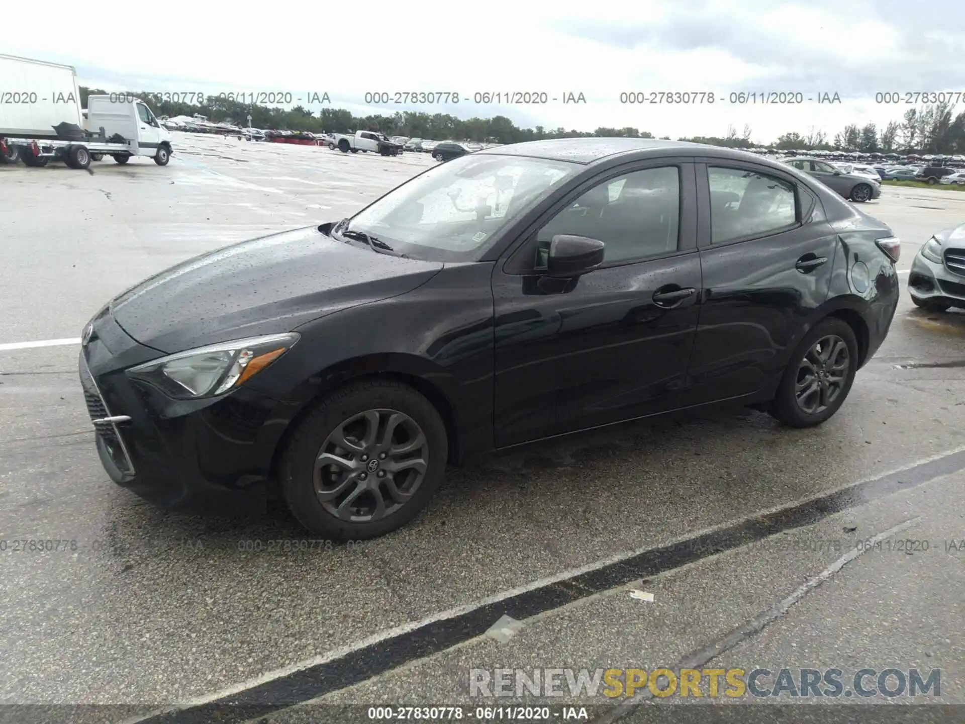 2 Photograph of a damaged car 3MYDLBYV5KY527725 TOYOTA YARIS SEDAN 2019