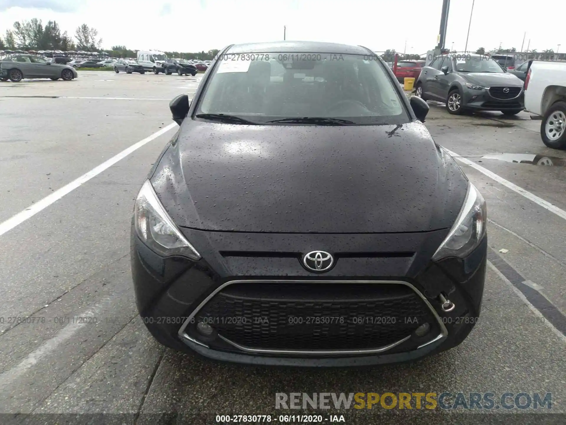 6 Photograph of a damaged car 3MYDLBYV5KY527725 TOYOTA YARIS SEDAN 2019