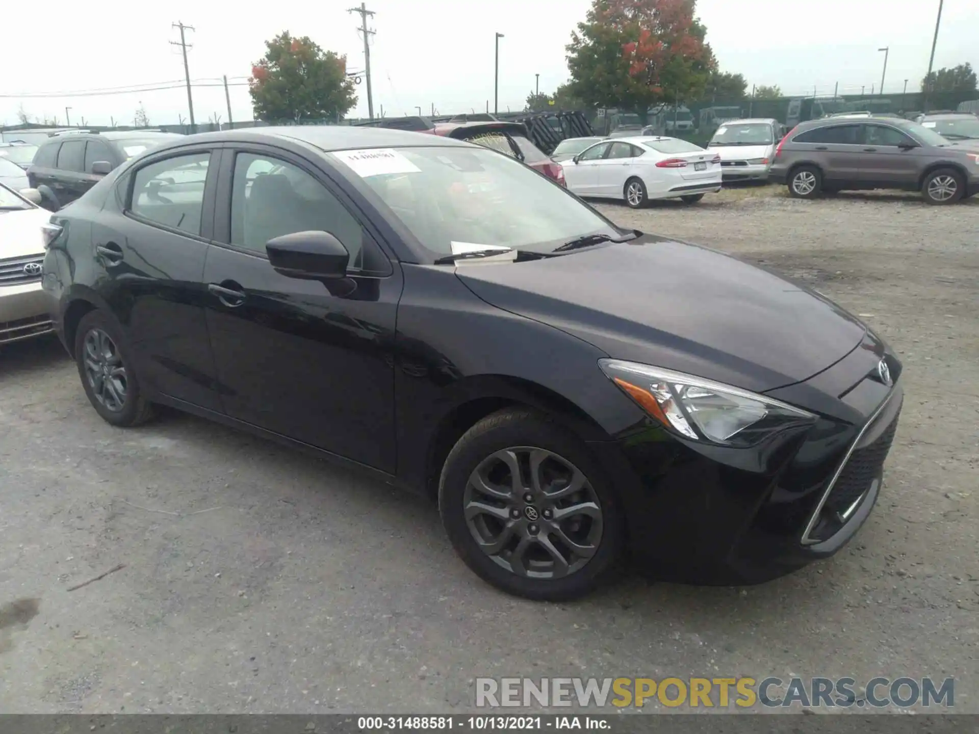 1 Photograph of a damaged car 3MYDLBYV5KY528616 TOYOTA YARIS SEDAN 2019