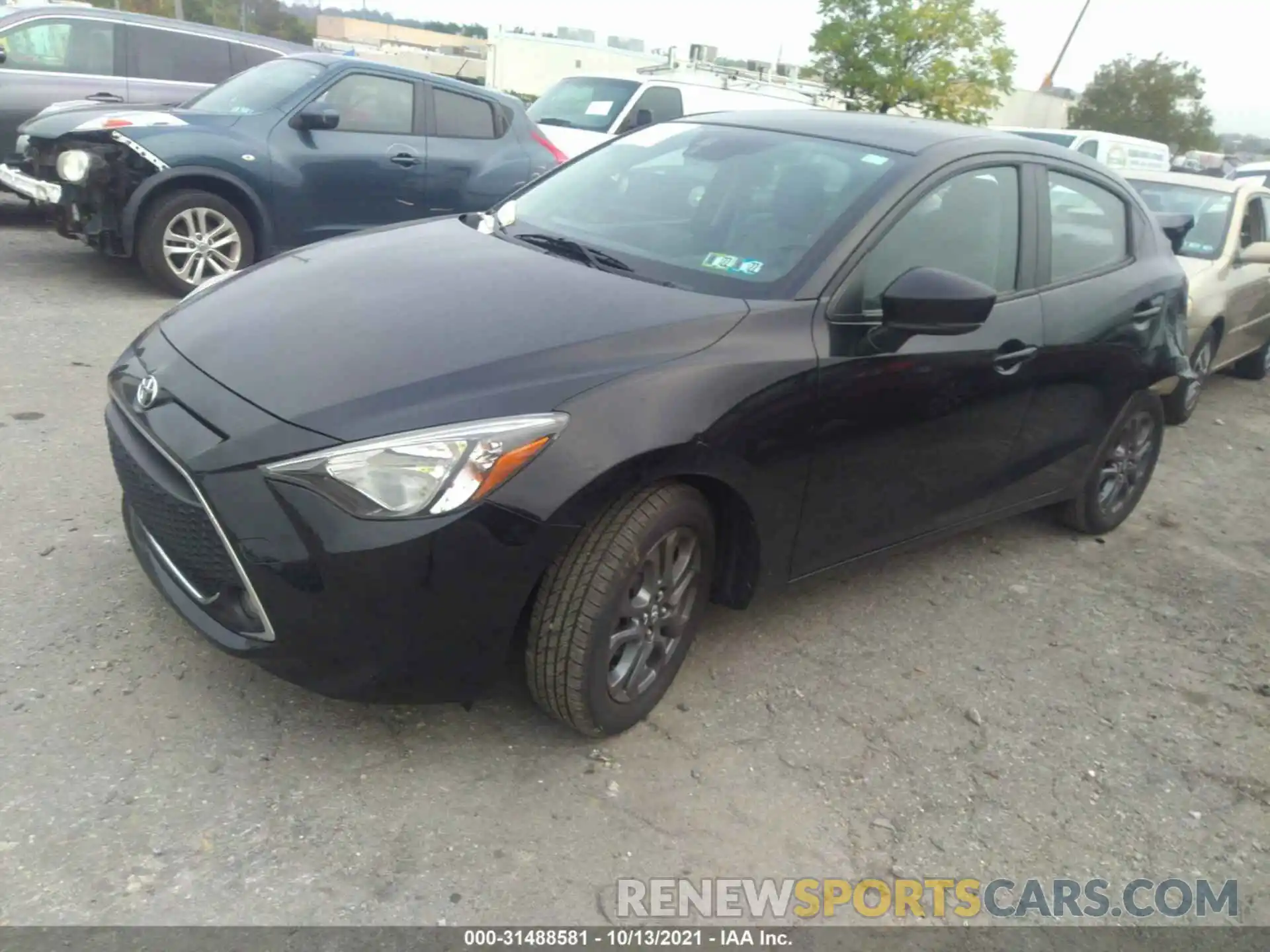 2 Photograph of a damaged car 3MYDLBYV5KY528616 TOYOTA YARIS SEDAN 2019