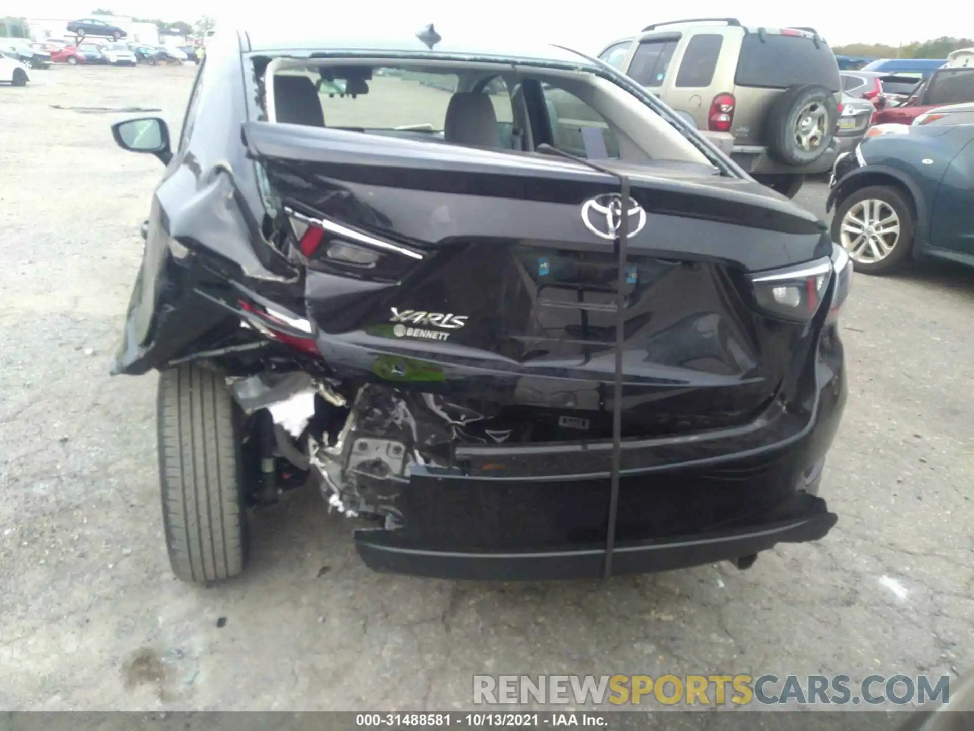 6 Photograph of a damaged car 3MYDLBYV5KY528616 TOYOTA YARIS SEDAN 2019