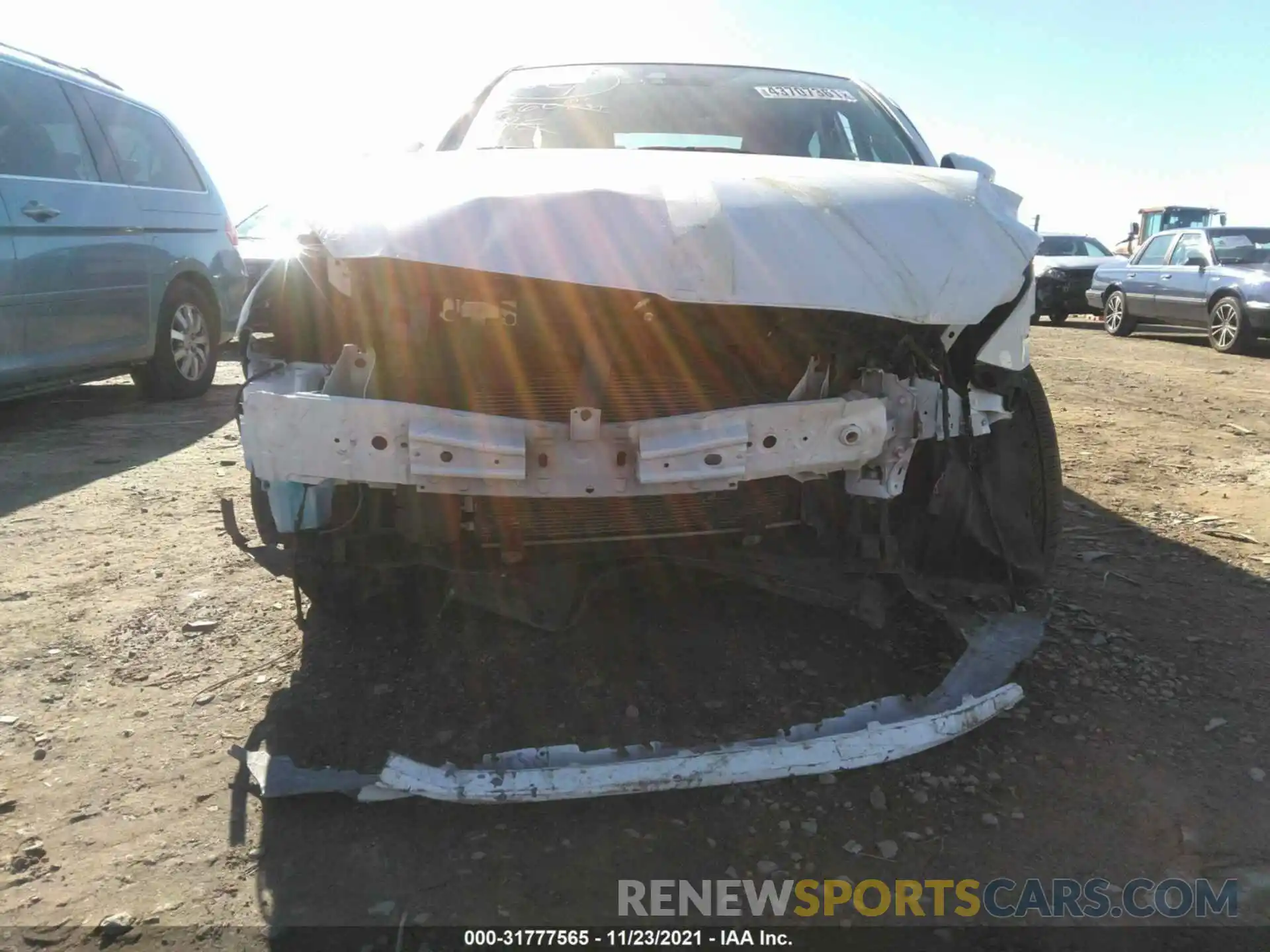 6 Photograph of a damaged car 3MYDLBYV6KY502428 TOYOTA YARIS SEDAN 2019