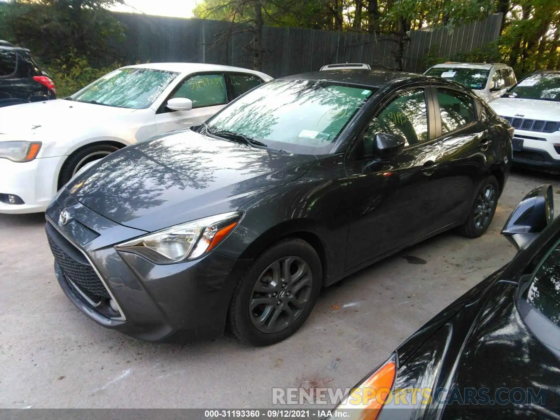 2 Photograph of a damaged car 3MYDLBYV6KY503871 TOYOTA YARIS SEDAN 2019