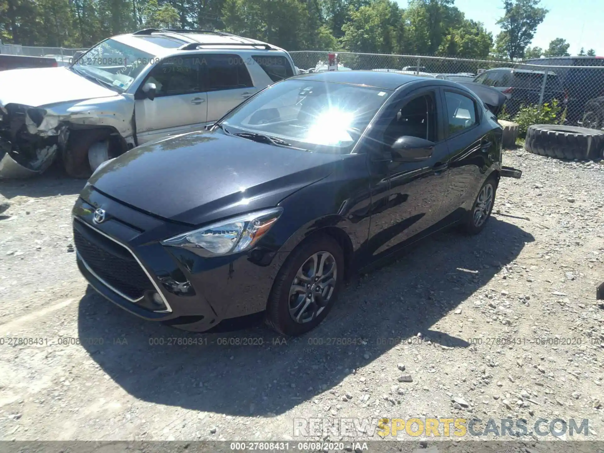 2 Photograph of a damaged car 3MYDLBYV6KY508228 TOYOTA YARIS SEDAN 2019