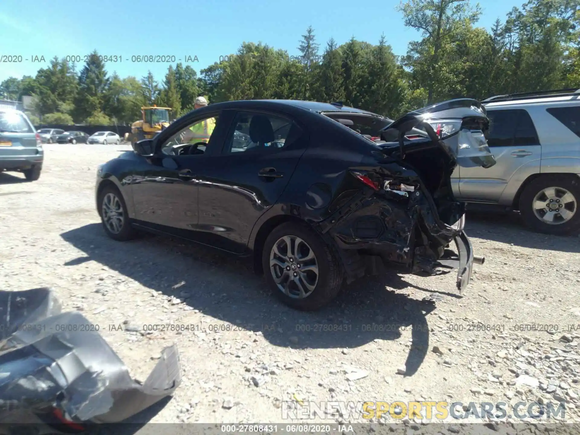 3 Photograph of a damaged car 3MYDLBYV6KY508228 TOYOTA YARIS SEDAN 2019