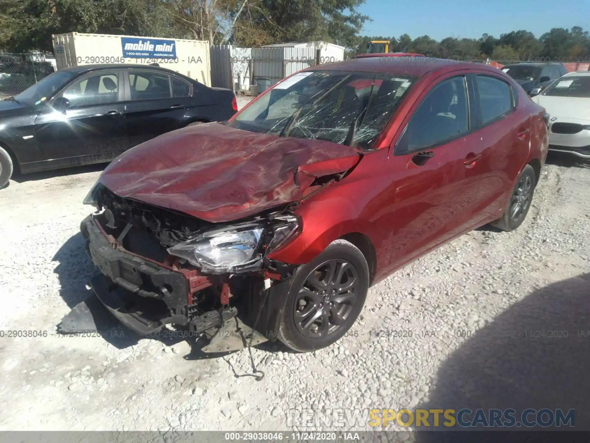 2 Photograph of a damaged car 3MYDLBYV6KY508522 TOYOTA YARIS SEDAN 2019