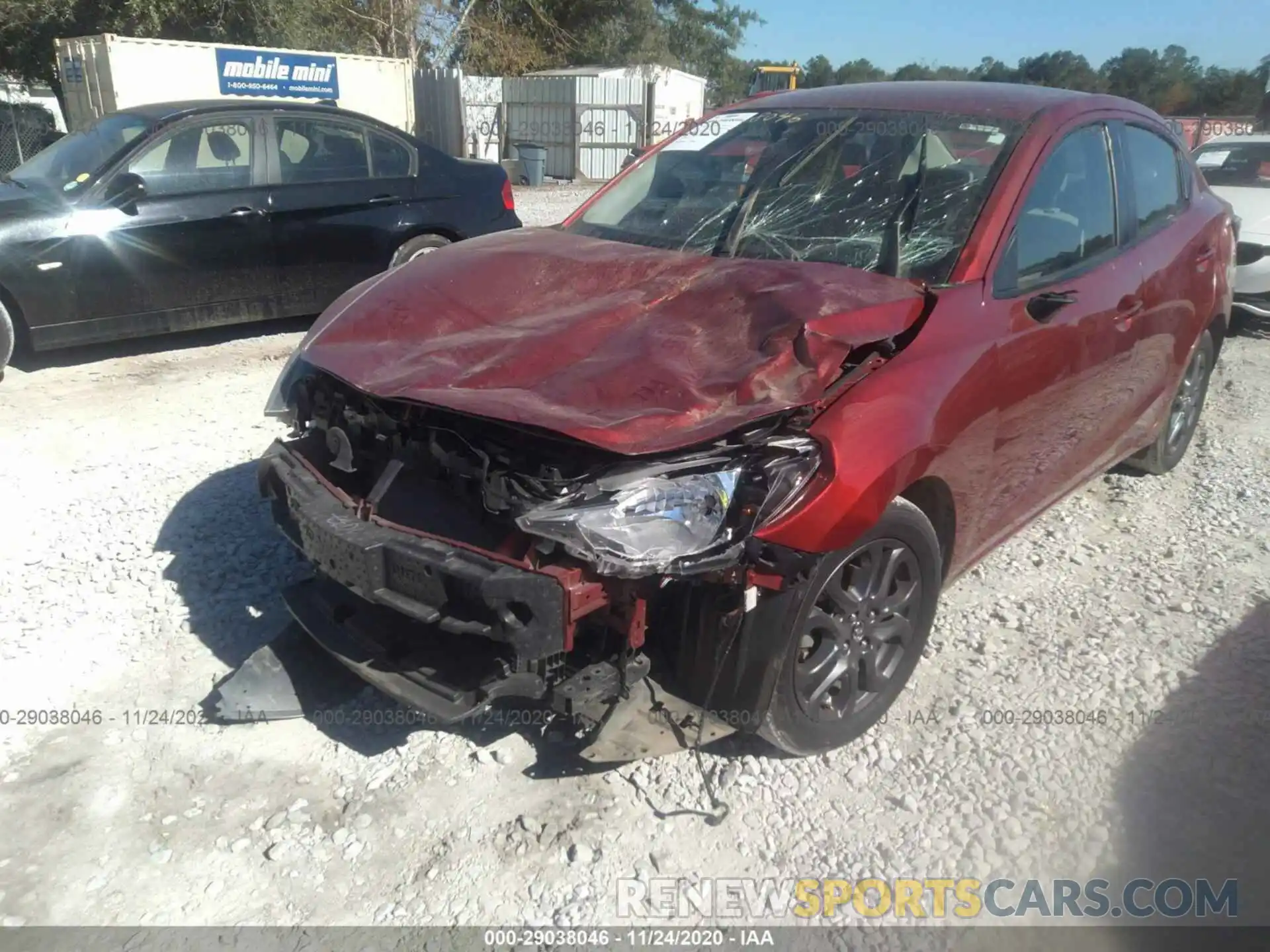 6 Photograph of a damaged car 3MYDLBYV6KY508522 TOYOTA YARIS SEDAN 2019