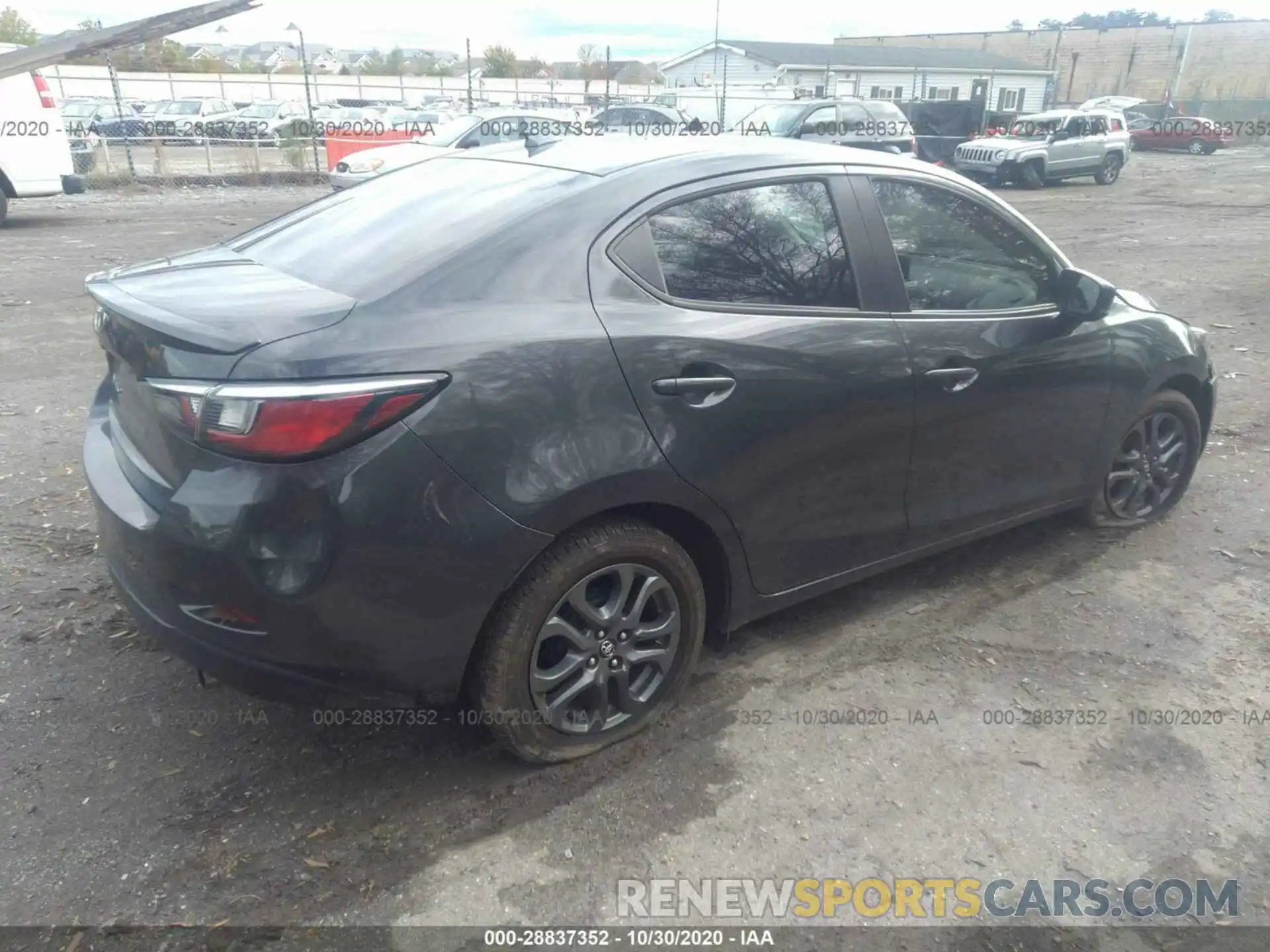 4 Photograph of a damaged car 3MYDLBYV6KY509427 TOYOTA YARIS SEDAN 2019