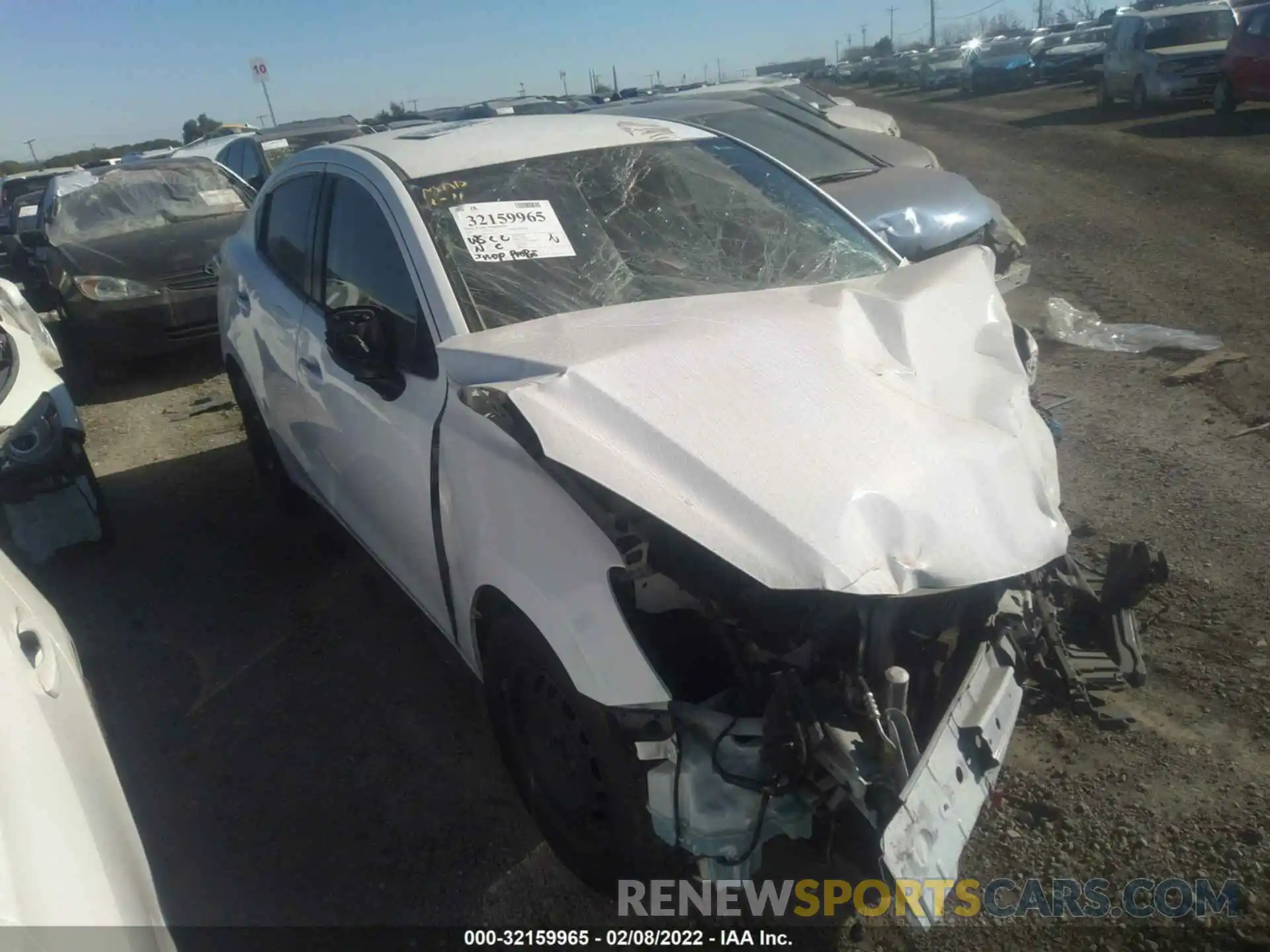 1 Photograph of a damaged car 3MYDLBYV6KY510304 TOYOTA YARIS SEDAN 2019