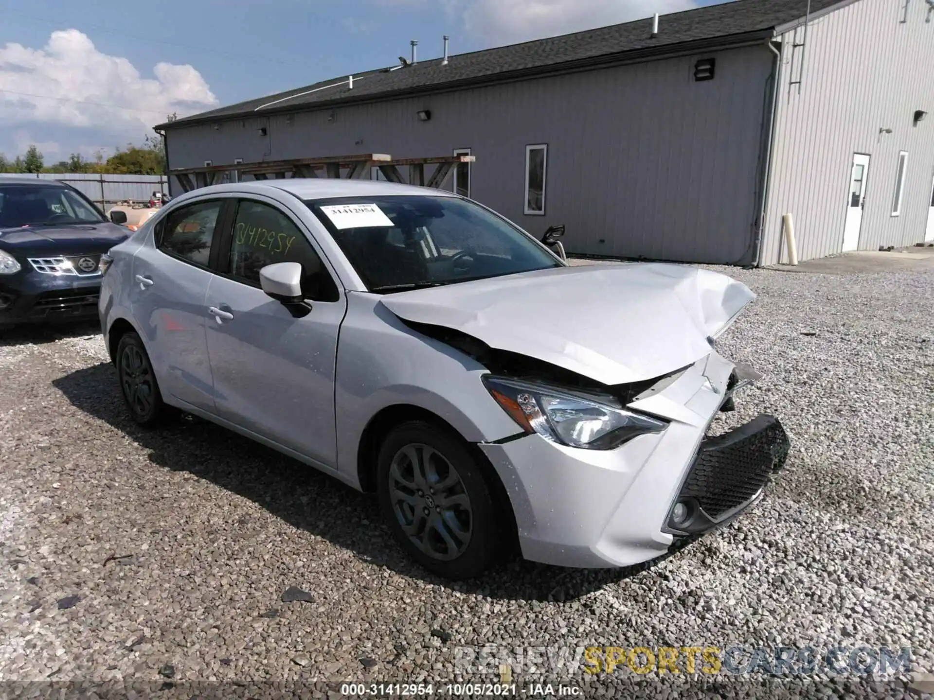 1 Photograph of a damaged car 3MYDLBYV6KY511310 TOYOTA YARIS SEDAN 2019