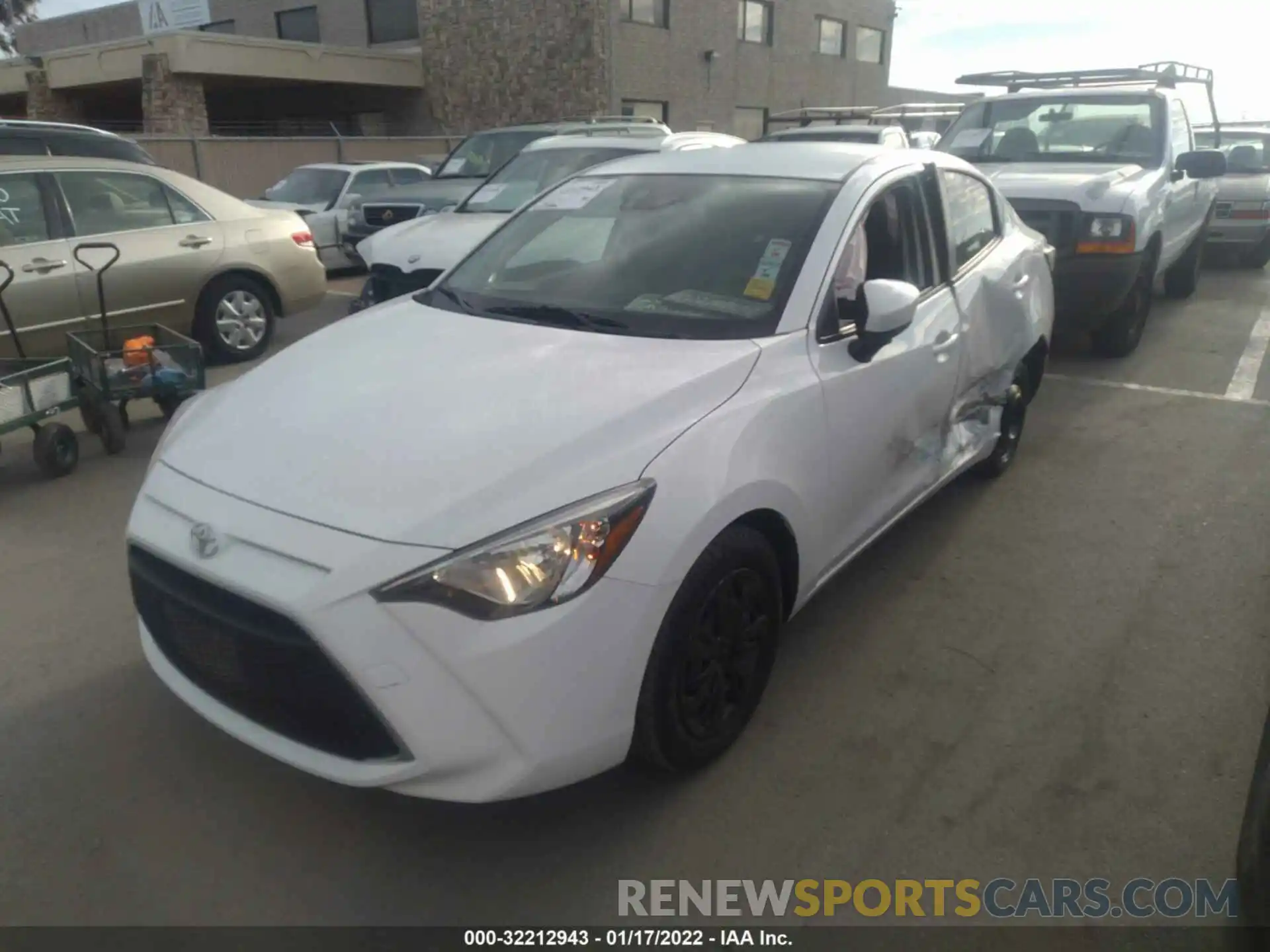 2 Photograph of a damaged car 3MYDLBYV6KY512960 TOYOTA YARIS SEDAN 2019