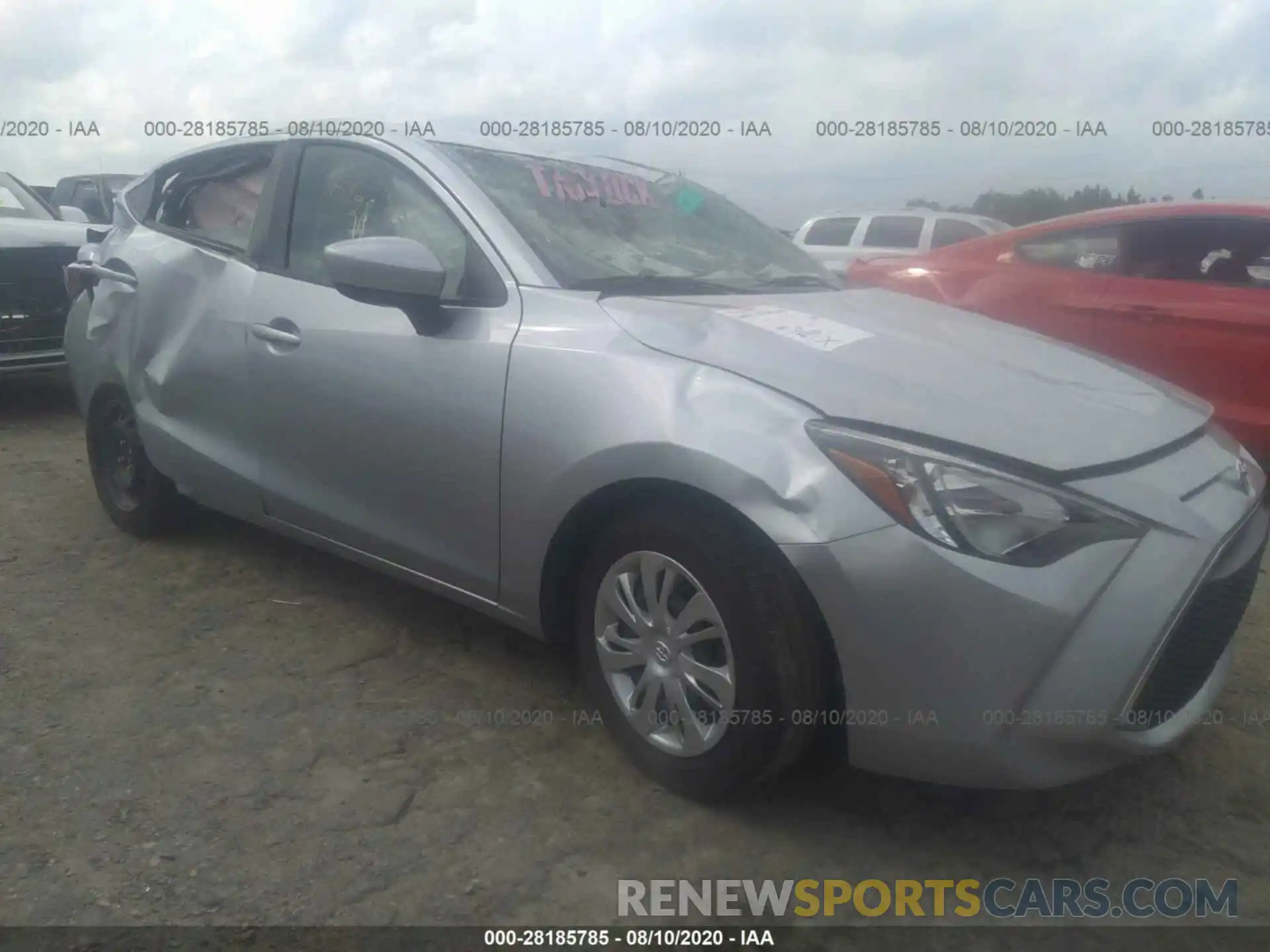 1 Photograph of a damaged car 3MYDLBYV6KY516023 TOYOTA YARIS SEDAN 2019