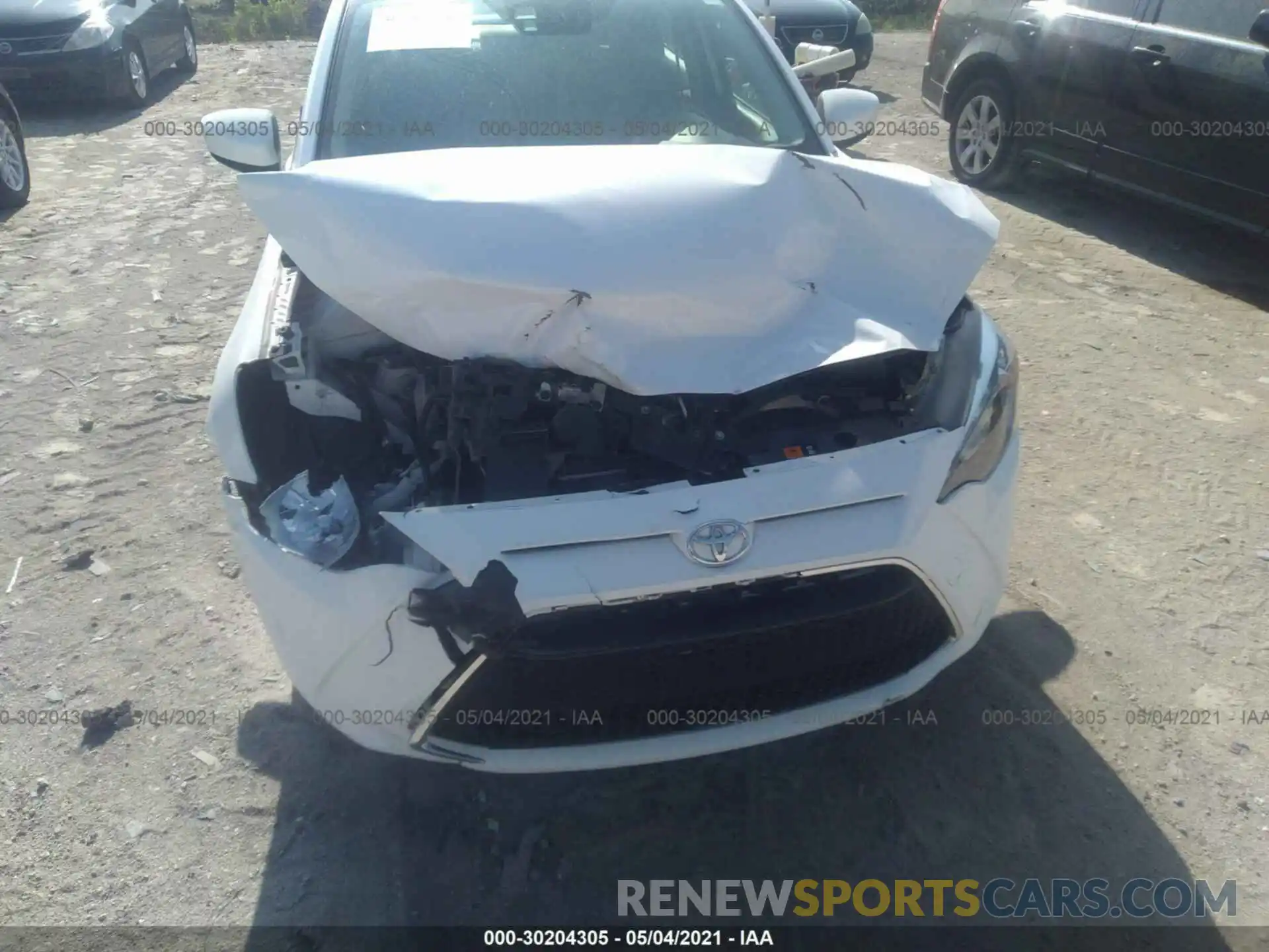 6 Photograph of a damaged car 3MYDLBYV6KY516233 TOYOTA YARIS SEDAN 2019