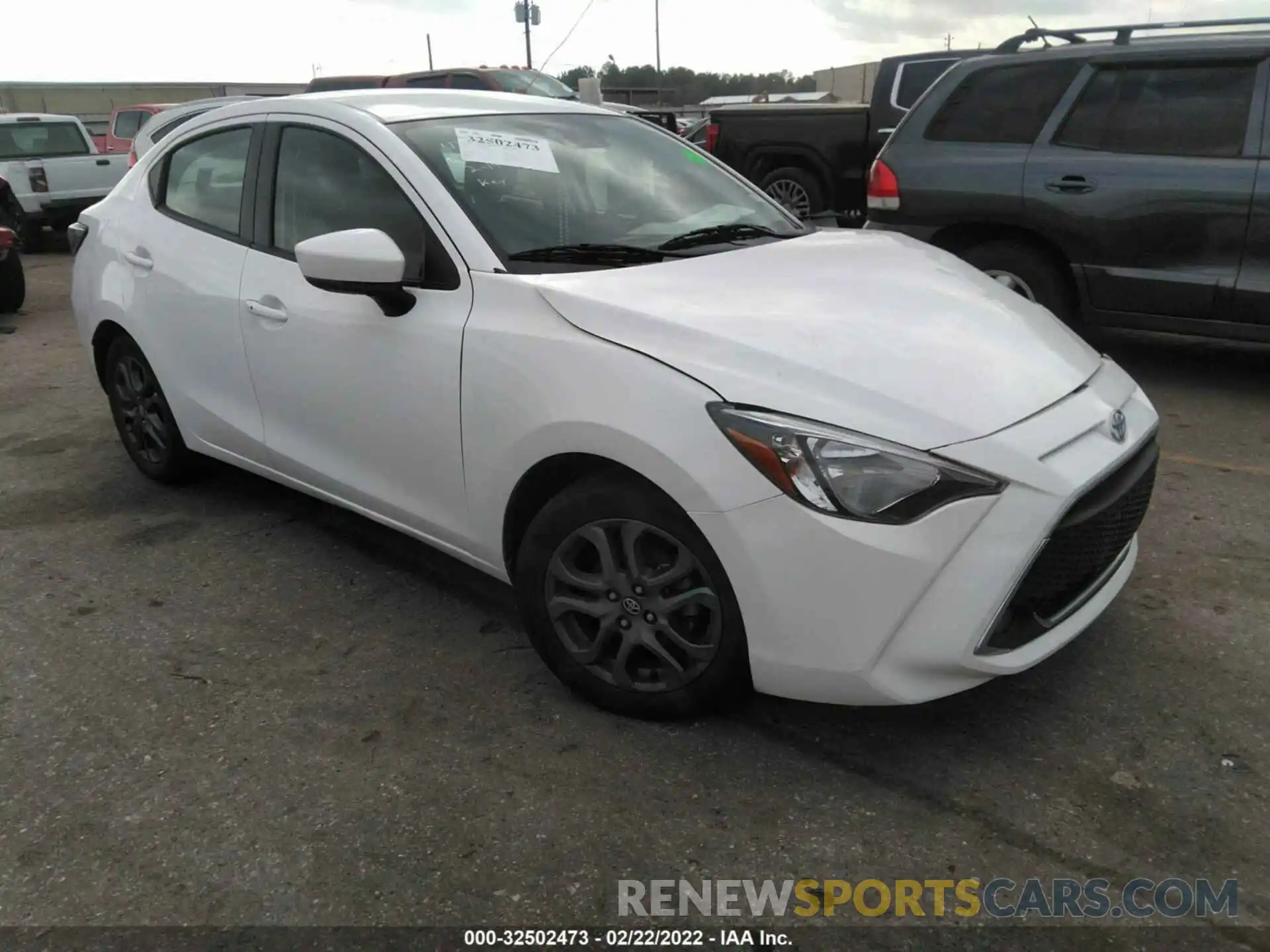 1 Photograph of a damaged car 3MYDLBYV6KY516250 TOYOTA YARIS SEDAN 2019