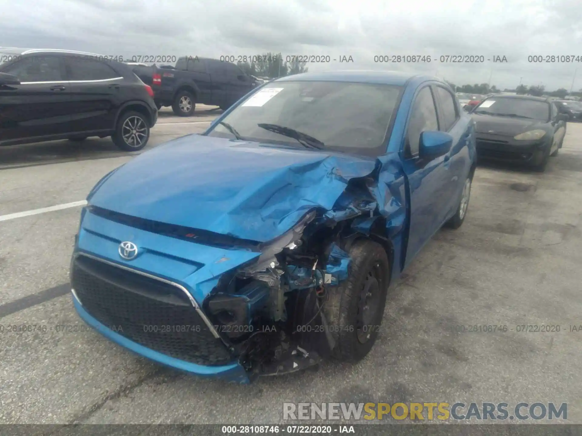 6 Photograph of a damaged car 3MYDLBYV6KY518970 TOYOTA YARIS SEDAN 2019