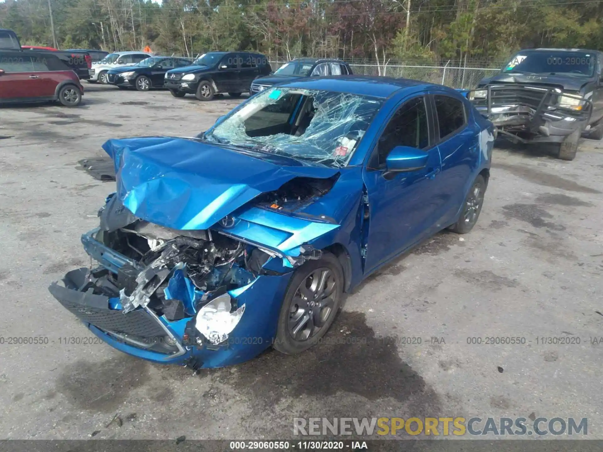 2 Photograph of a damaged car 3MYDLBYV6KY519245 TOYOTA YARIS SEDAN 2019