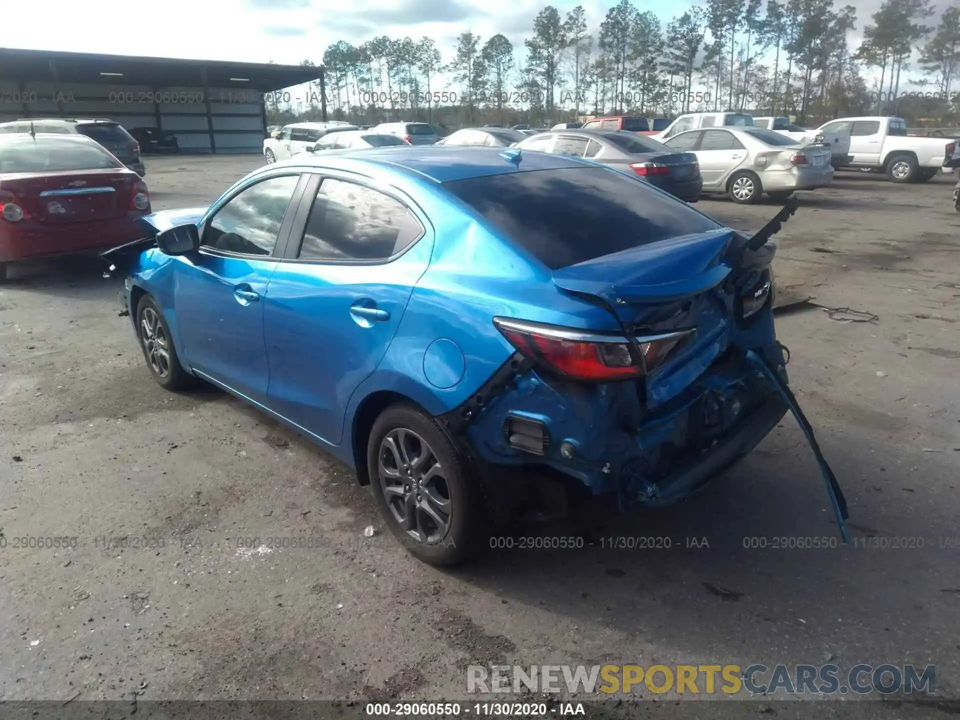 3 Photograph of a damaged car 3MYDLBYV6KY519245 TOYOTA YARIS SEDAN 2019