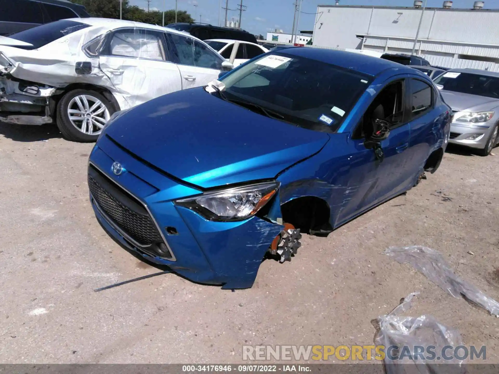 2 Photograph of a damaged car 3MYDLBYV6KY520721 TOYOTA YARIS SEDAN 2019