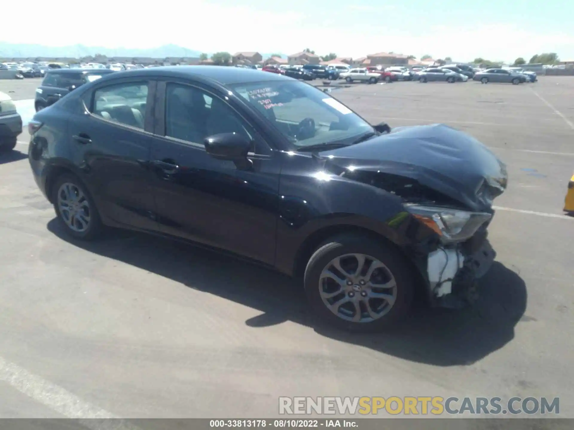 1 Photograph of a damaged car 3MYDLBYV6KY522307 TOYOTA YARIS SEDAN 2019