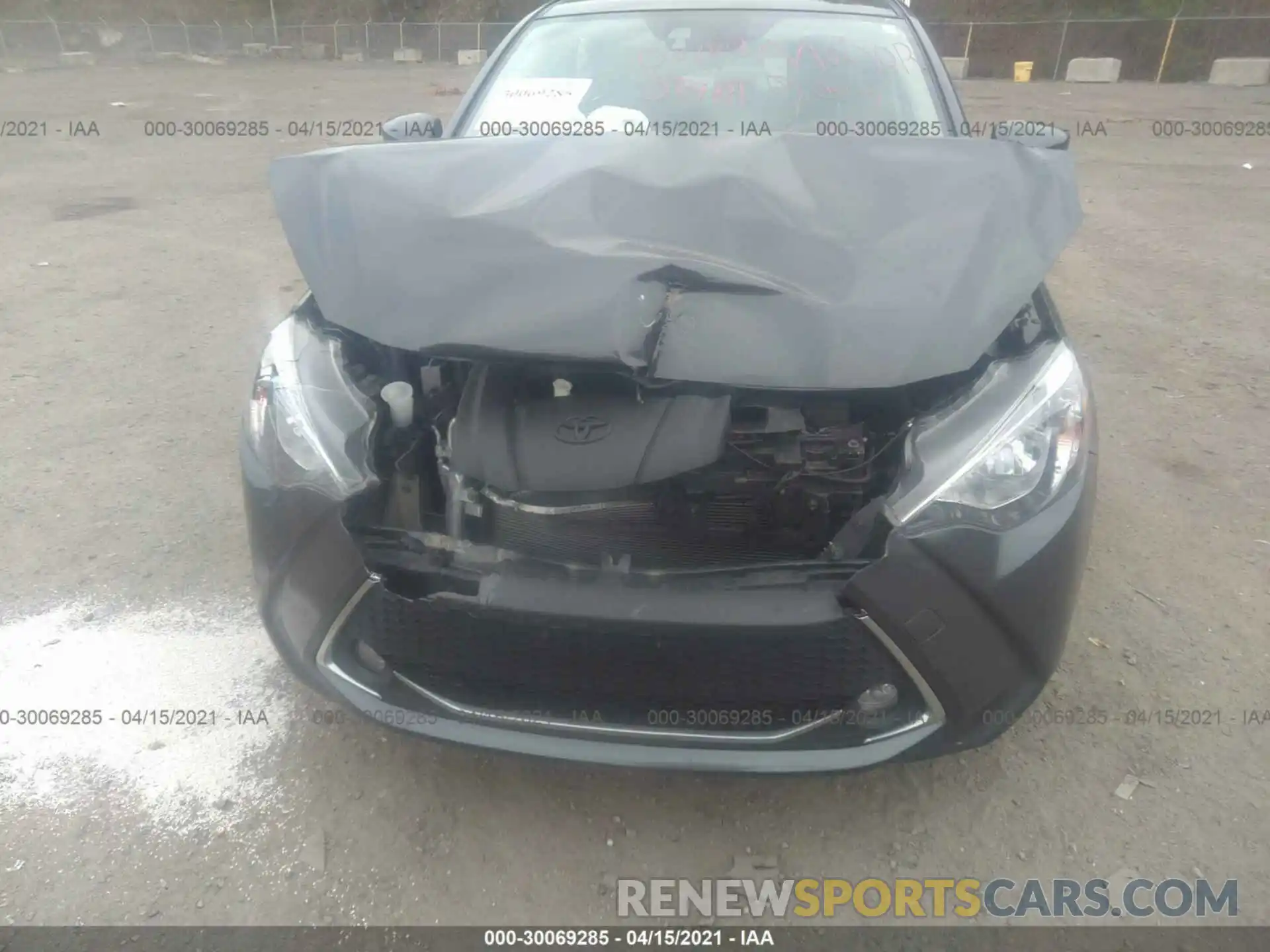 6 Photograph of a damaged car 3MYDLBYV6KY522615 TOYOTA YARIS SEDAN 2019