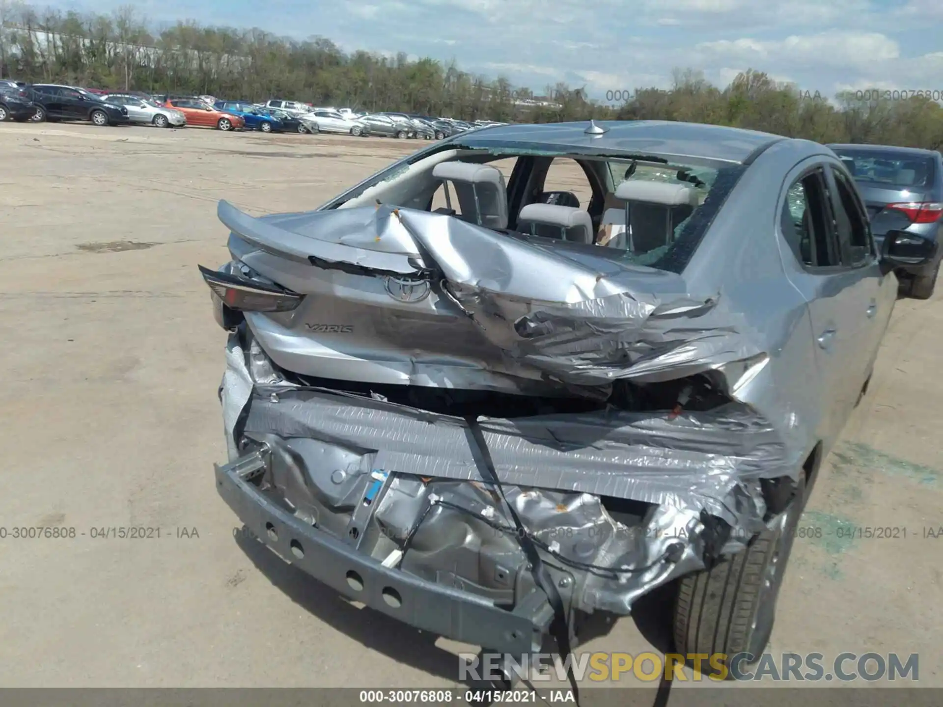 6 Photograph of a damaged car 3MYDLBYV6KY522761 TOYOTA YARIS SEDAN 2019