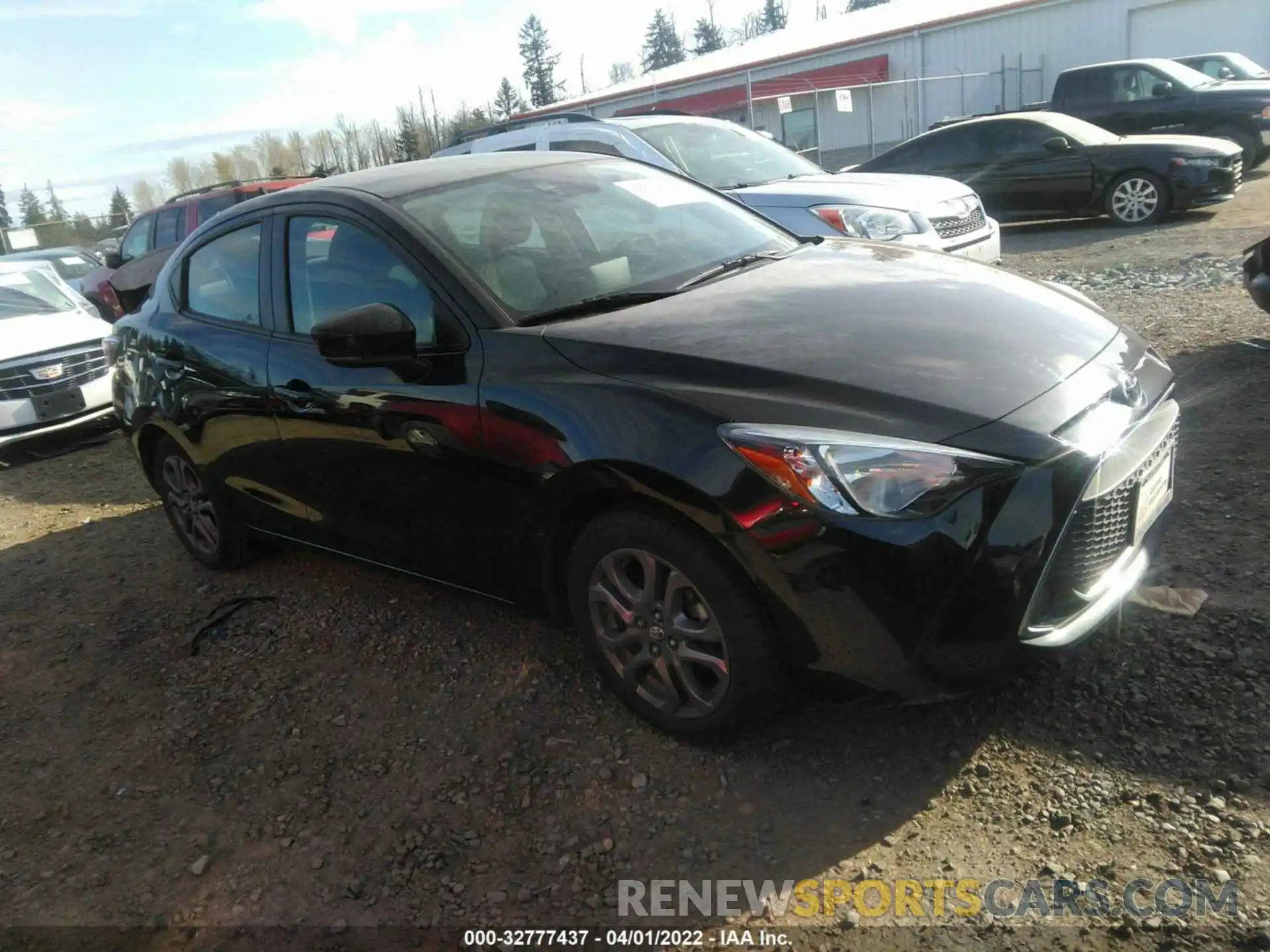 1 Photograph of a damaged car 3MYDLBYV6KY523828 TOYOTA YARIS SEDAN 2019