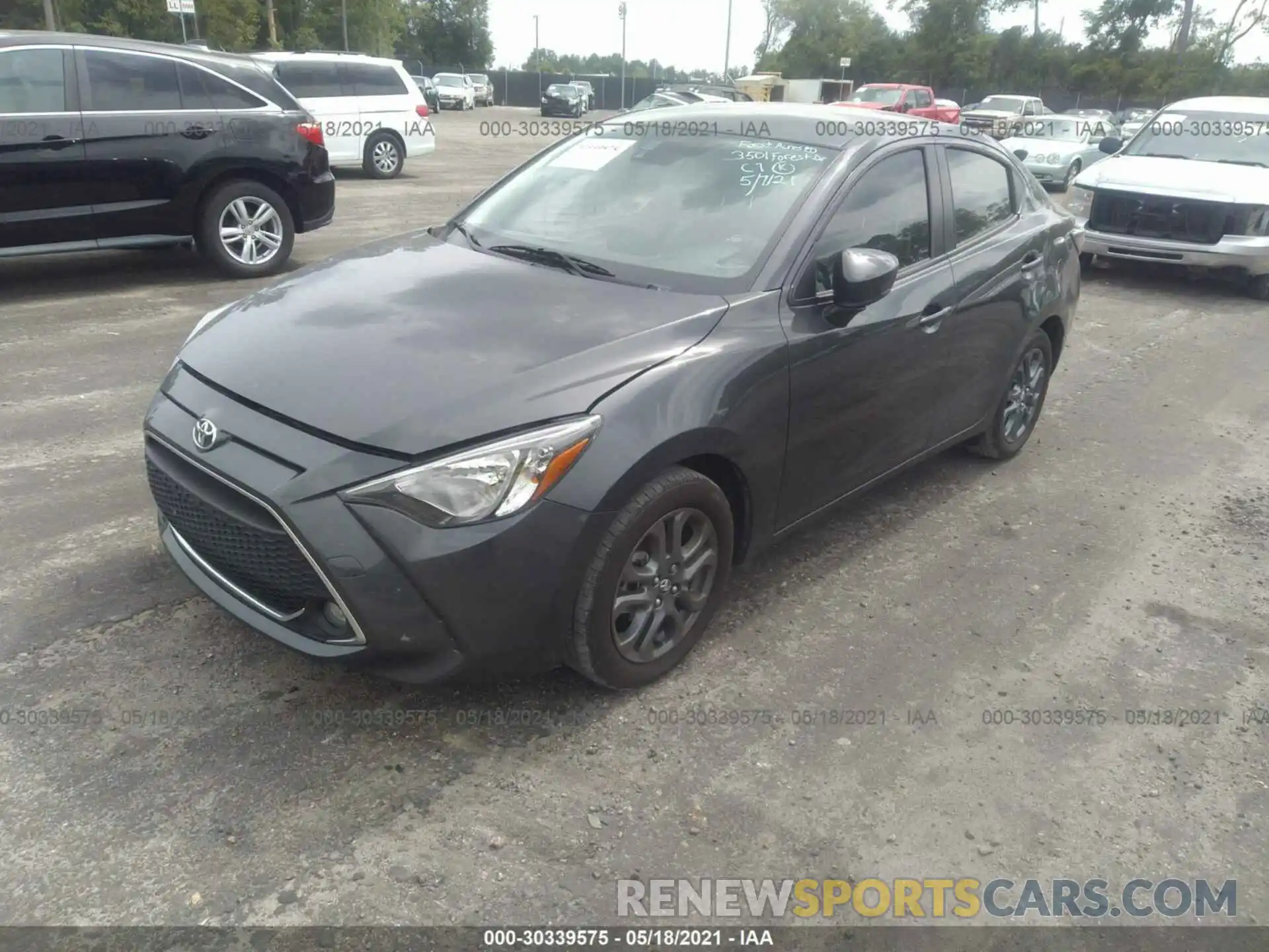 2 Photograph of a damaged car 3MYDLBYV6KY528561 TOYOTA YARIS SEDAN 2019