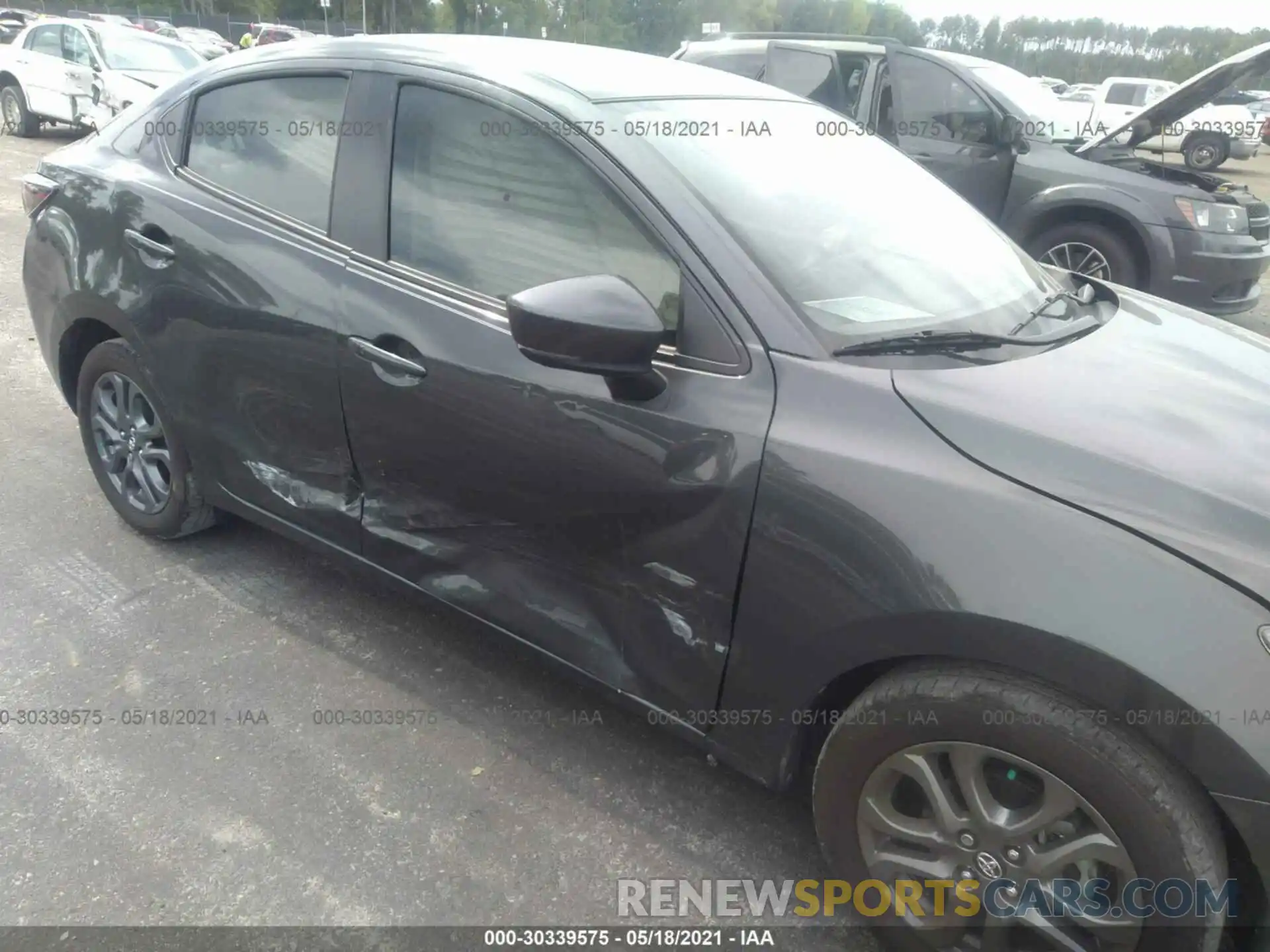 6 Photograph of a damaged car 3MYDLBYV6KY528561 TOYOTA YARIS SEDAN 2019